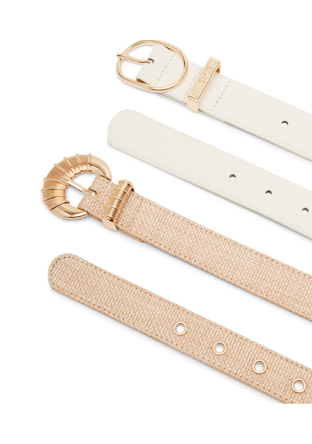 Engraved Metal Keeper Belt - 2 Pack