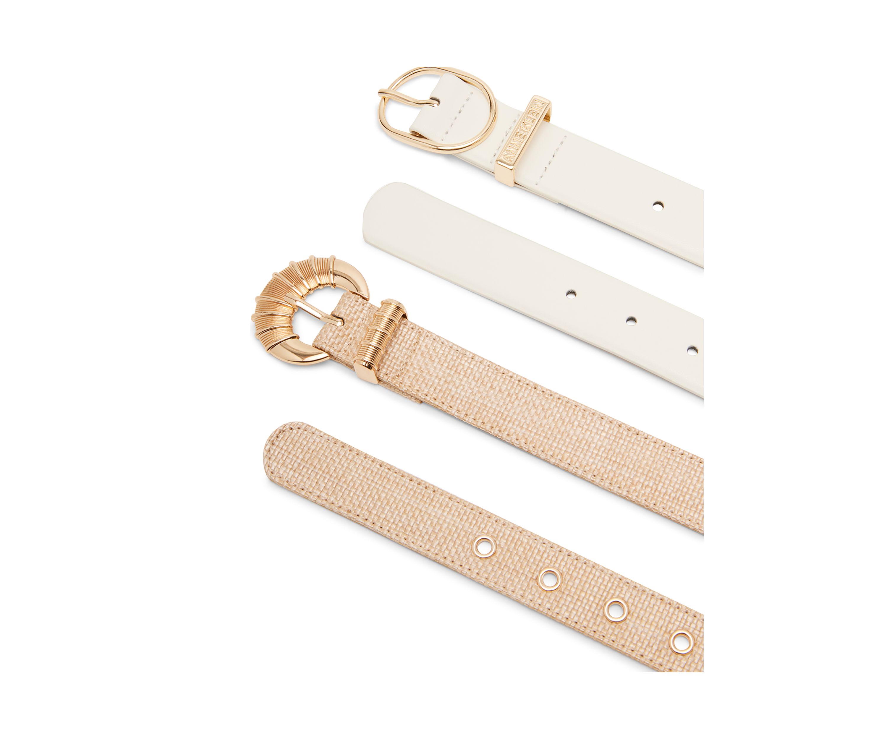Engraved Metal Keeper Belt - 2 Pack