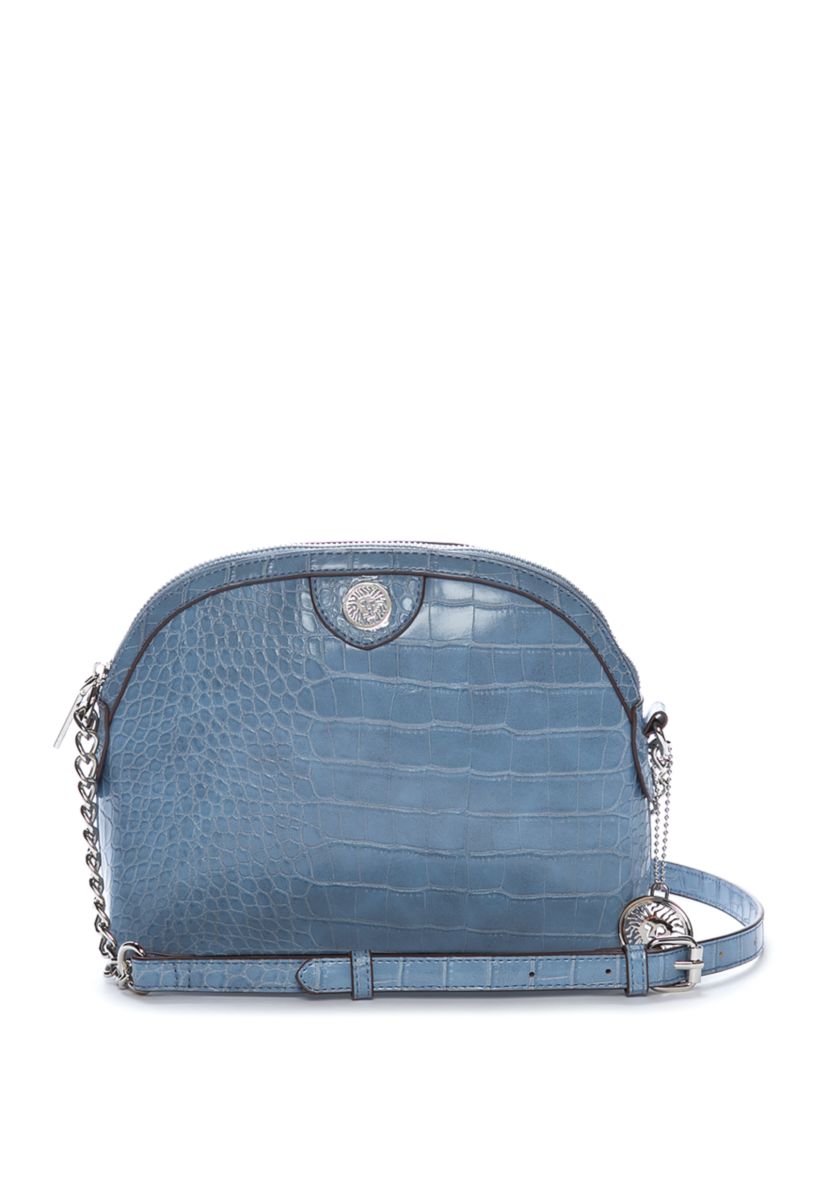 Crocodile Midi Dome Crossbody