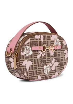 Printed Oval Crossbody