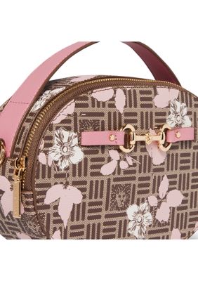 Printed Oval Crossbody