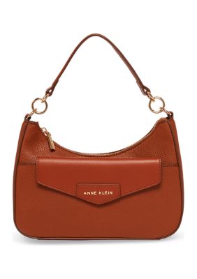 Anne Klein, Bags, Shimmer Down Dome Satchel Bag