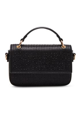 Anne Klein Small Flap Top Handle Shoulder Bag with Detachable