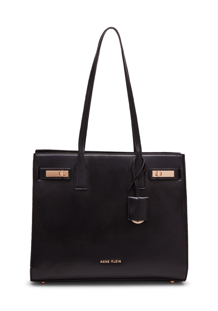 Tote with Double Turn Lock Detail