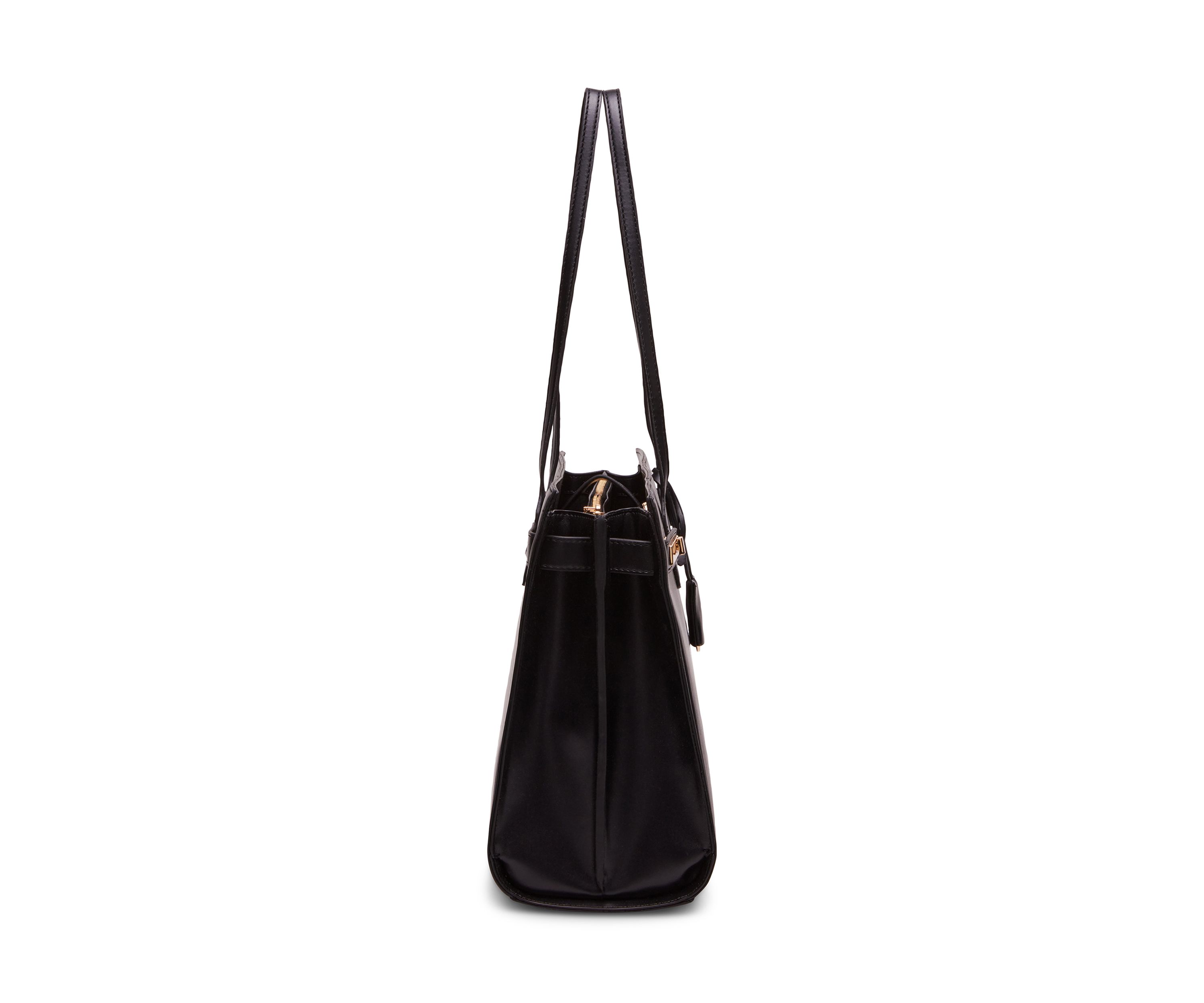 Tote with Double Turn Lock Detail