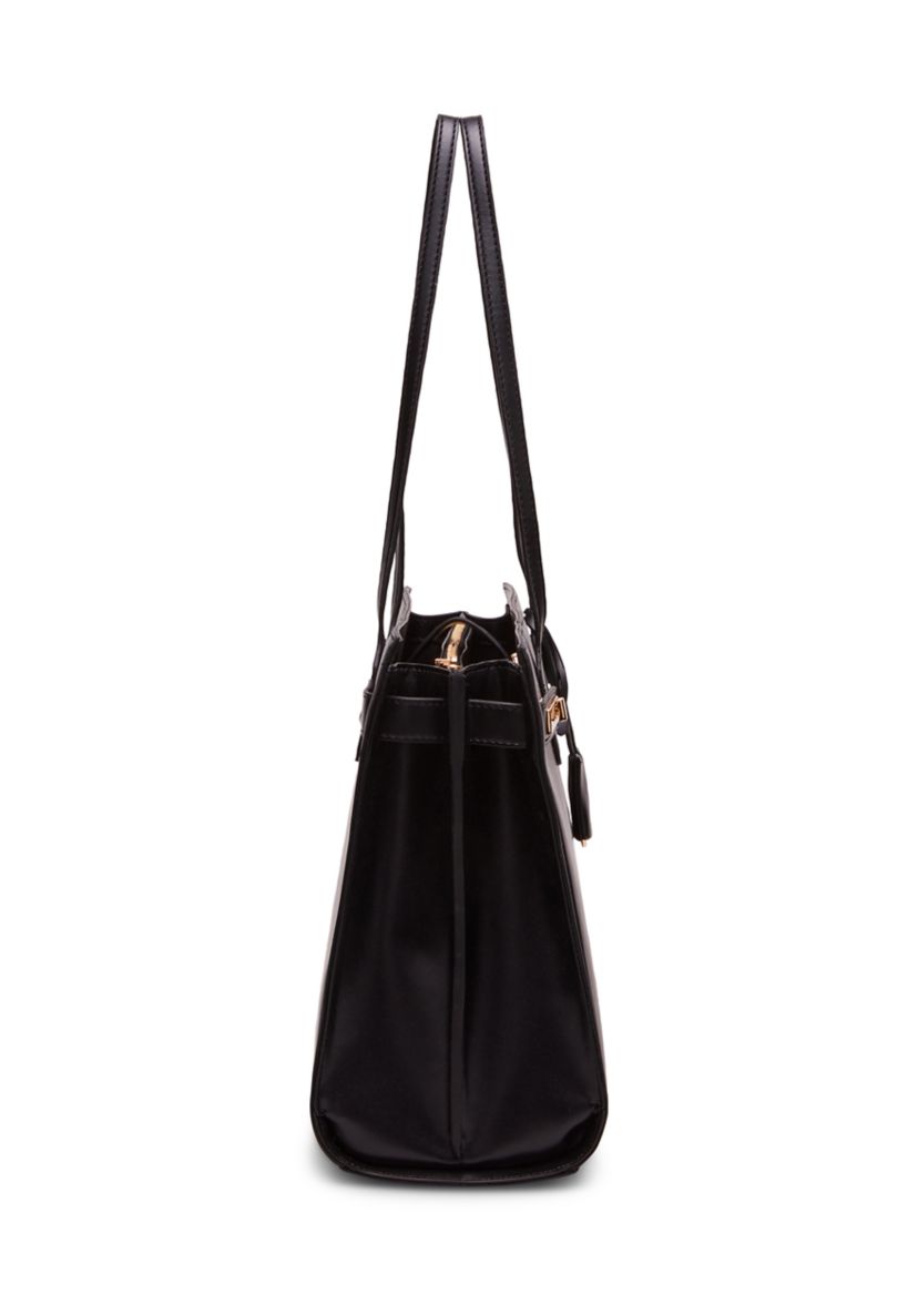 Tote with Double Turn Lock Detail