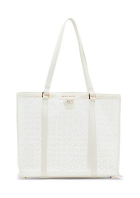 Clear Logo Tote with Crossbody and Pouch