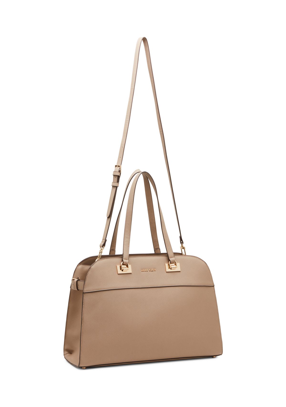 Dome Tote with Detachable Crossbody Strap