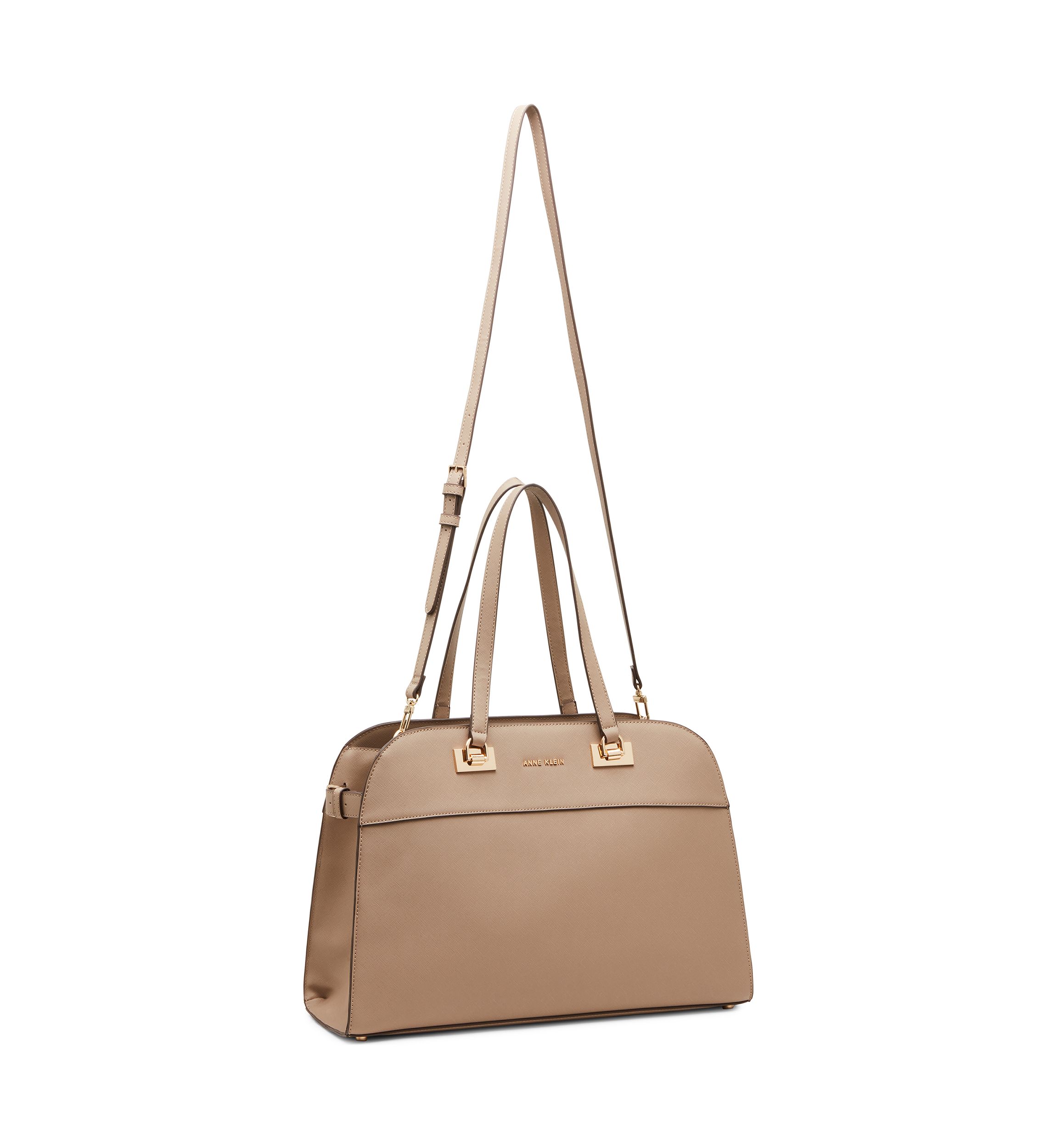 Dome Tote with Detachable Crossbody Strap