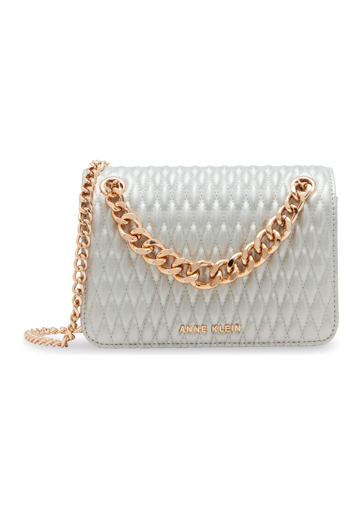 Chain Flap Quilted Shoulder Bag 