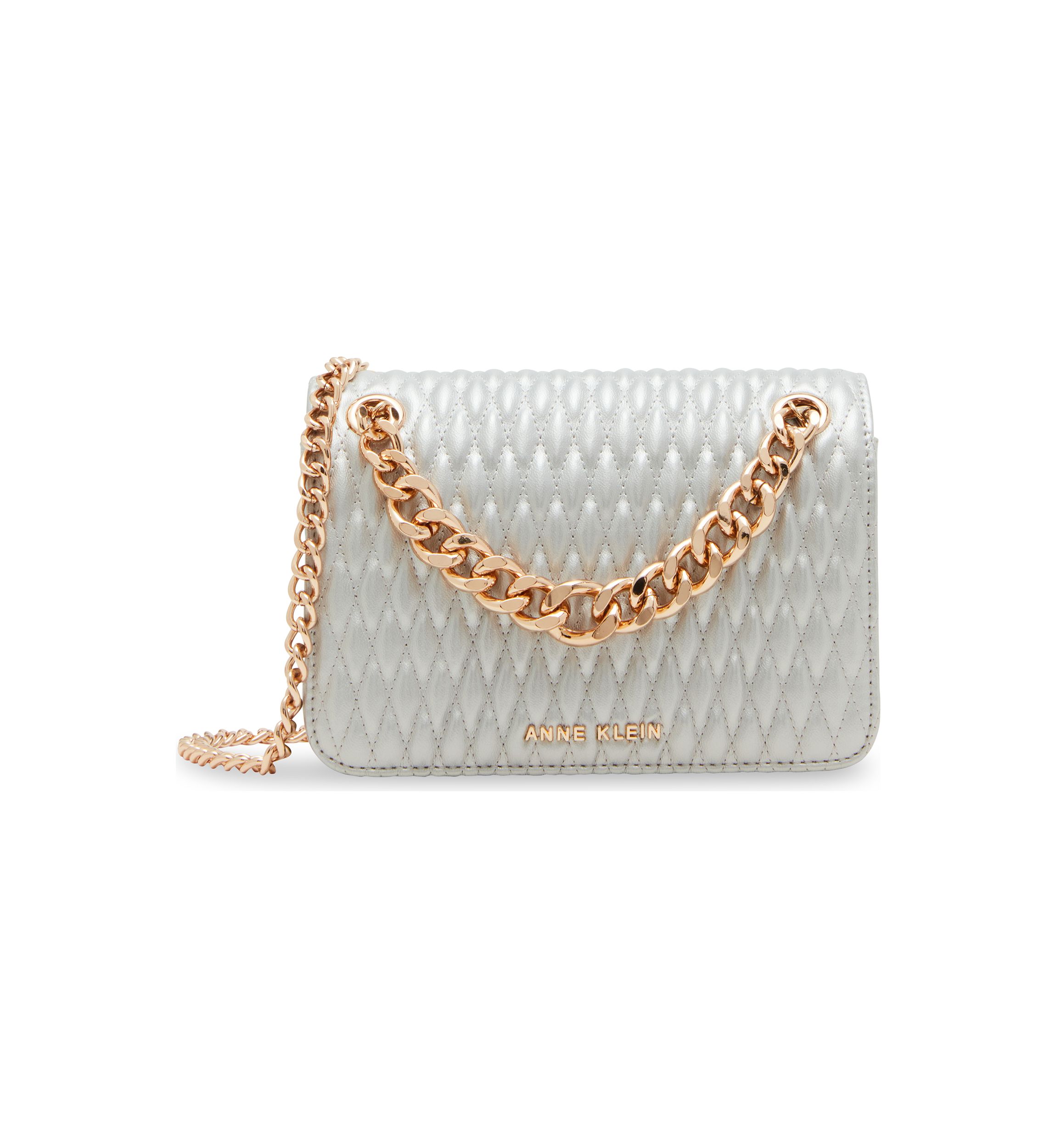 Chain Flap Quilted Shoulder Bag 