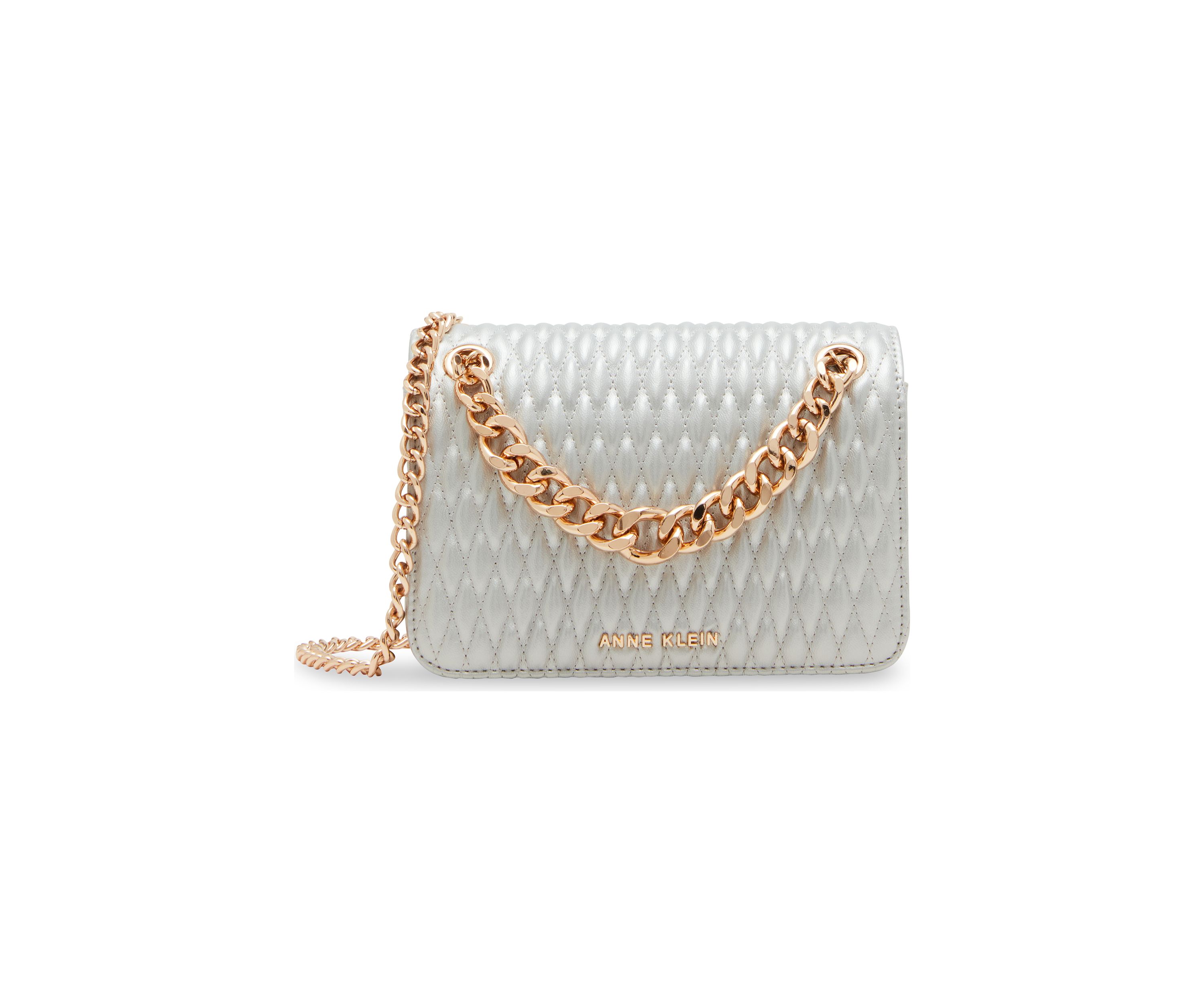 Chain Flap Quilted Shoulder Bag 