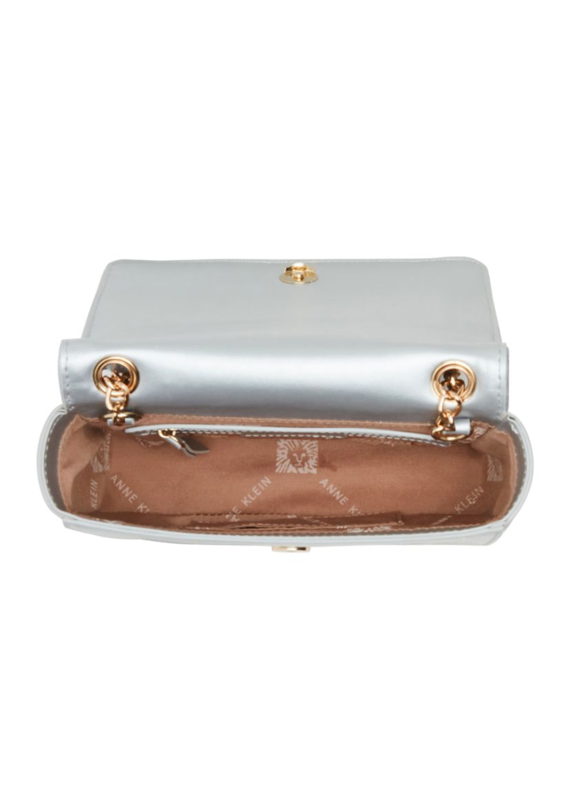 Chain Flap Quilted Shoulder Bag 