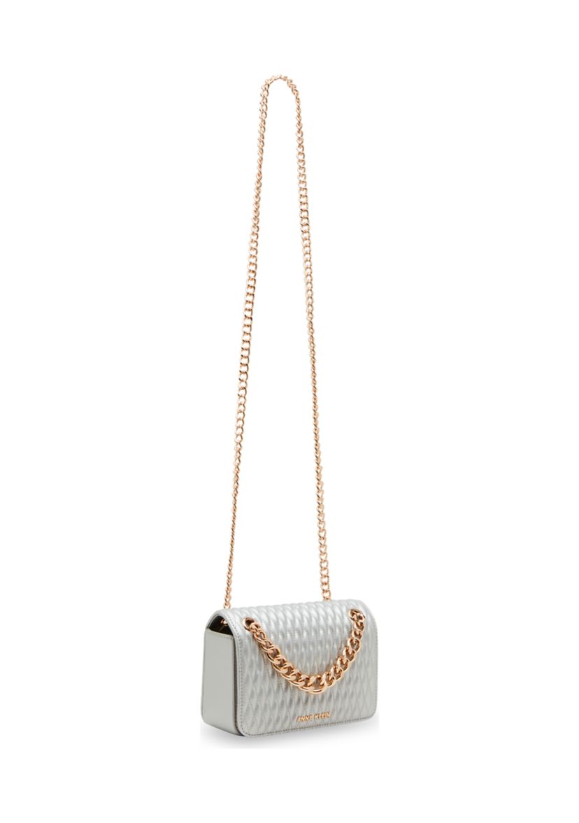Chain Flap Quilted Shoulder Bag 