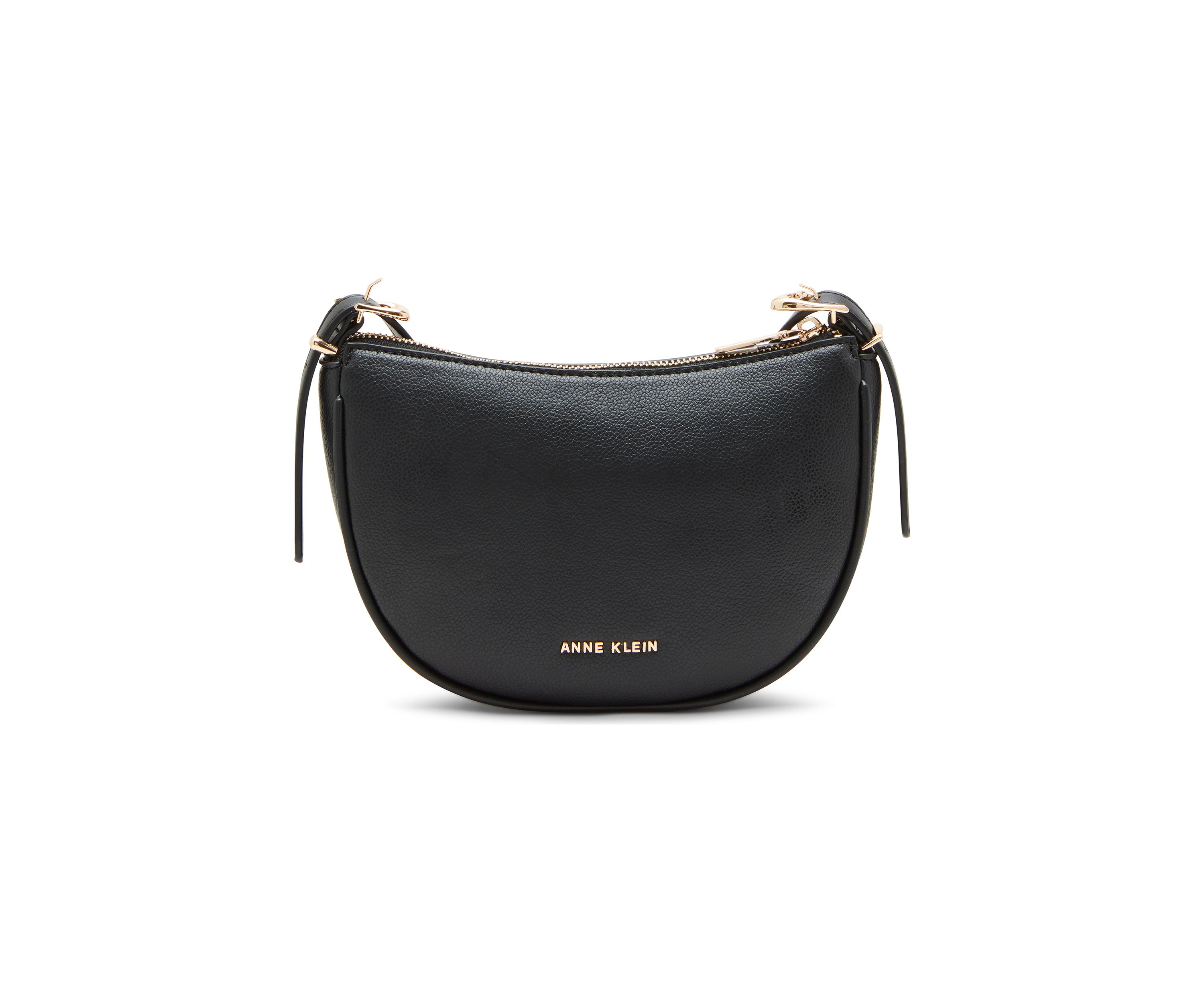 Sculpted Half Moon Crossbody Bag