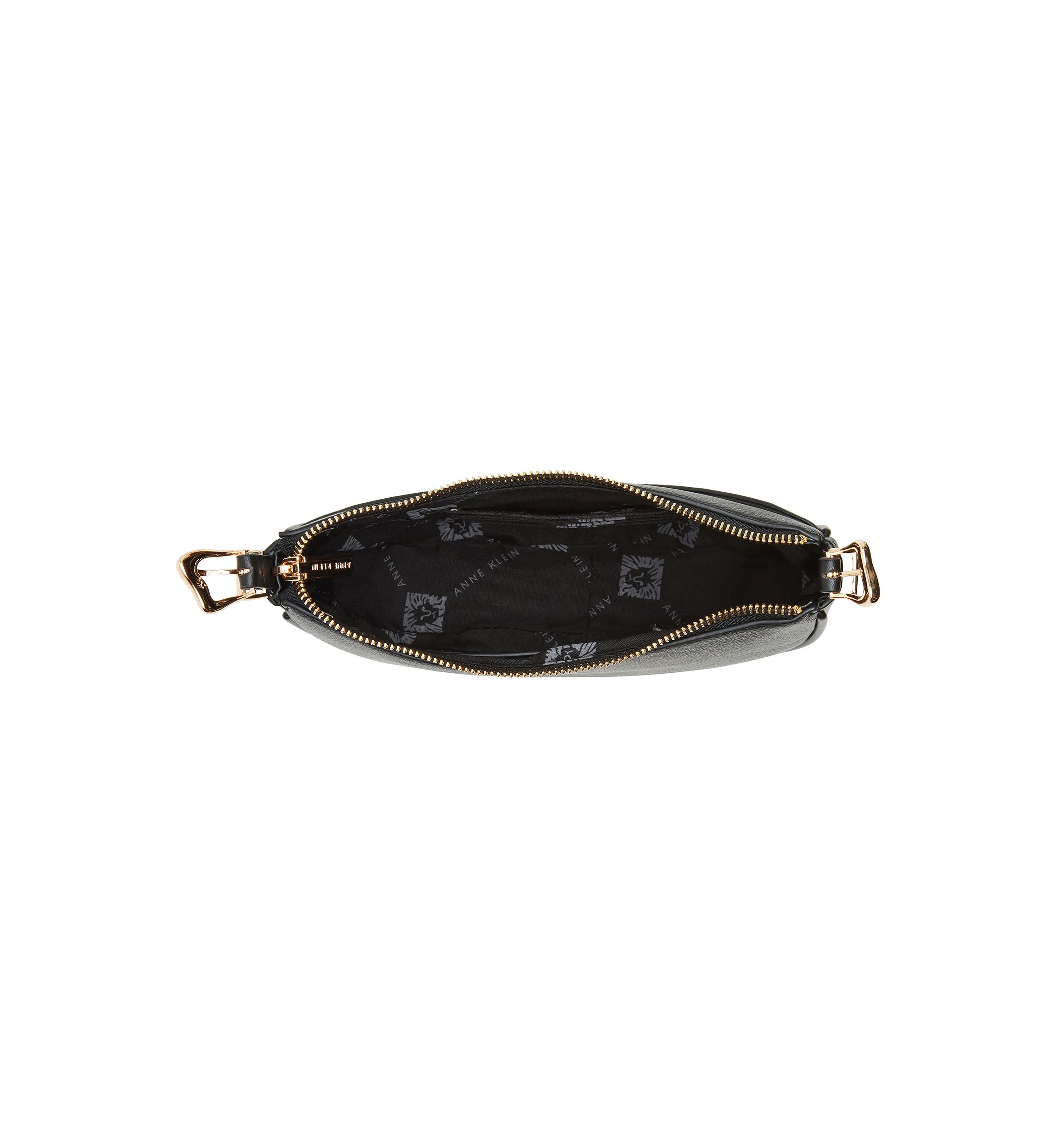 Sculpted Half Moon Crossbody Bag