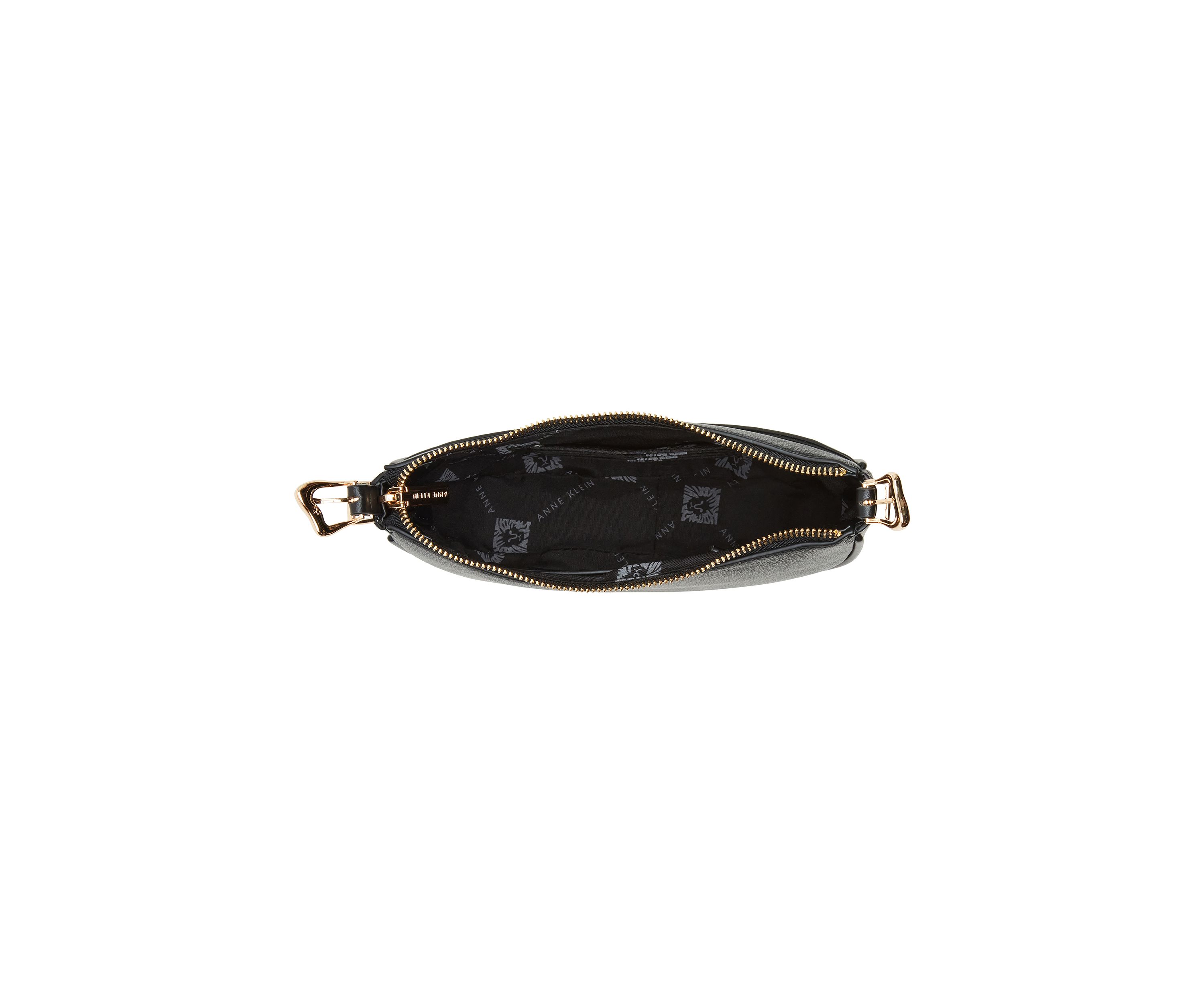 Sculpted Half Moon Crossbody Bag