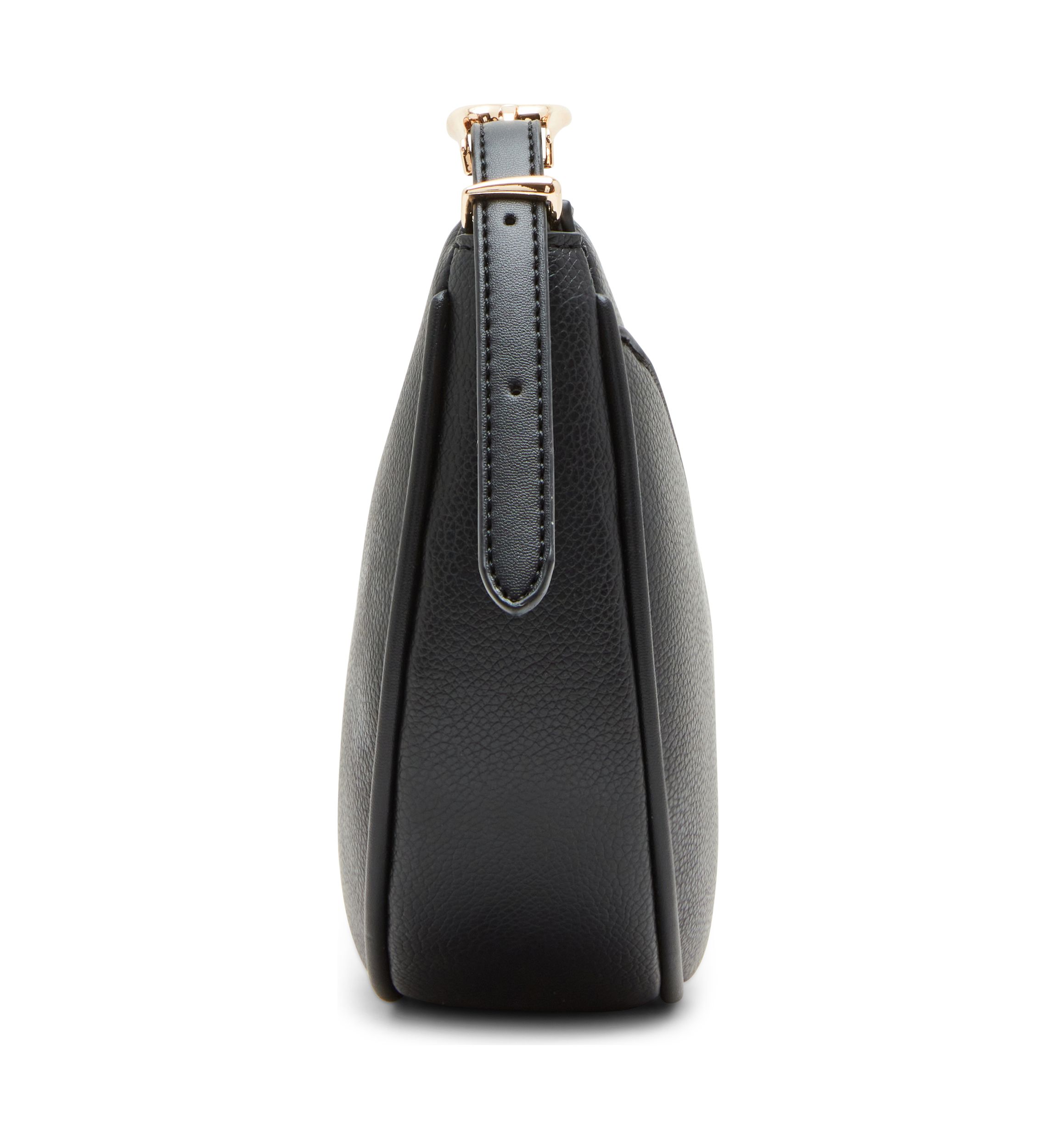 Sculpted Half Moon Crossbody Bag