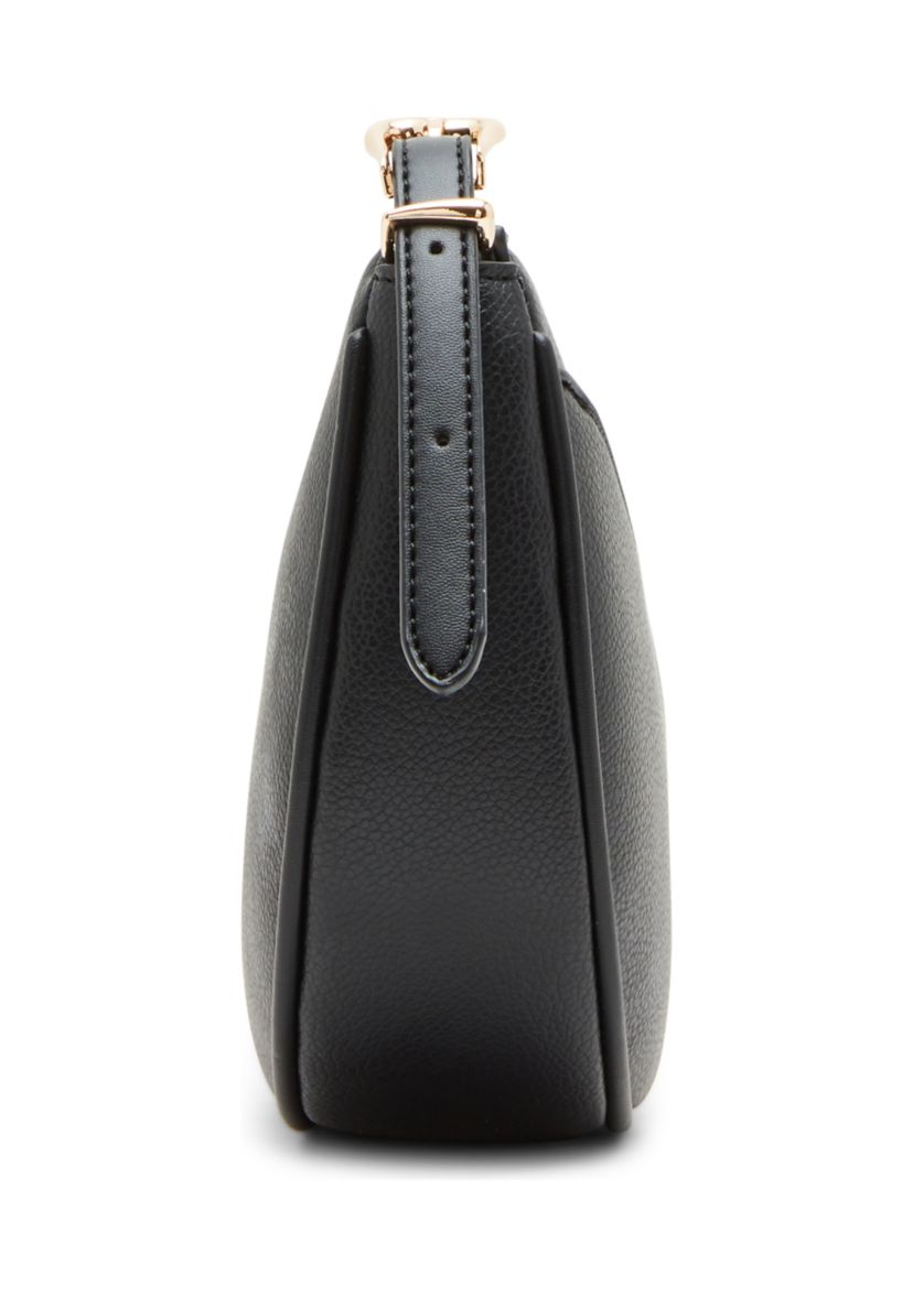 Sculpted Half Moon Crossbody Bag