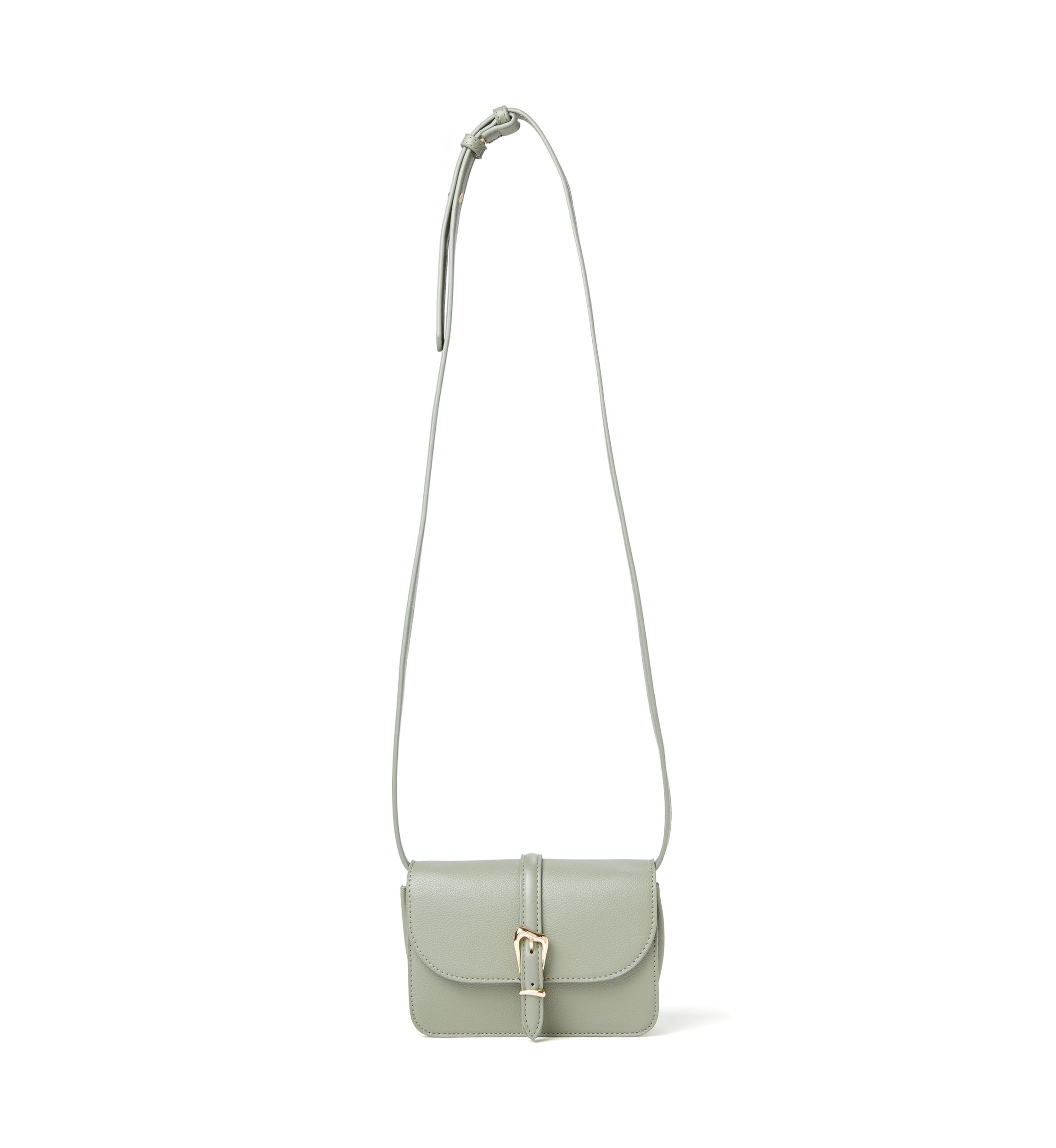 Sculpted Buckle Crossbody