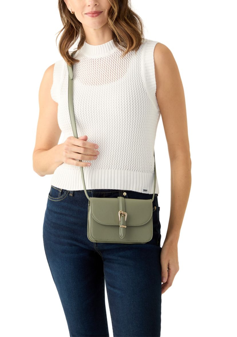 Sculpted Buckle Crossbody