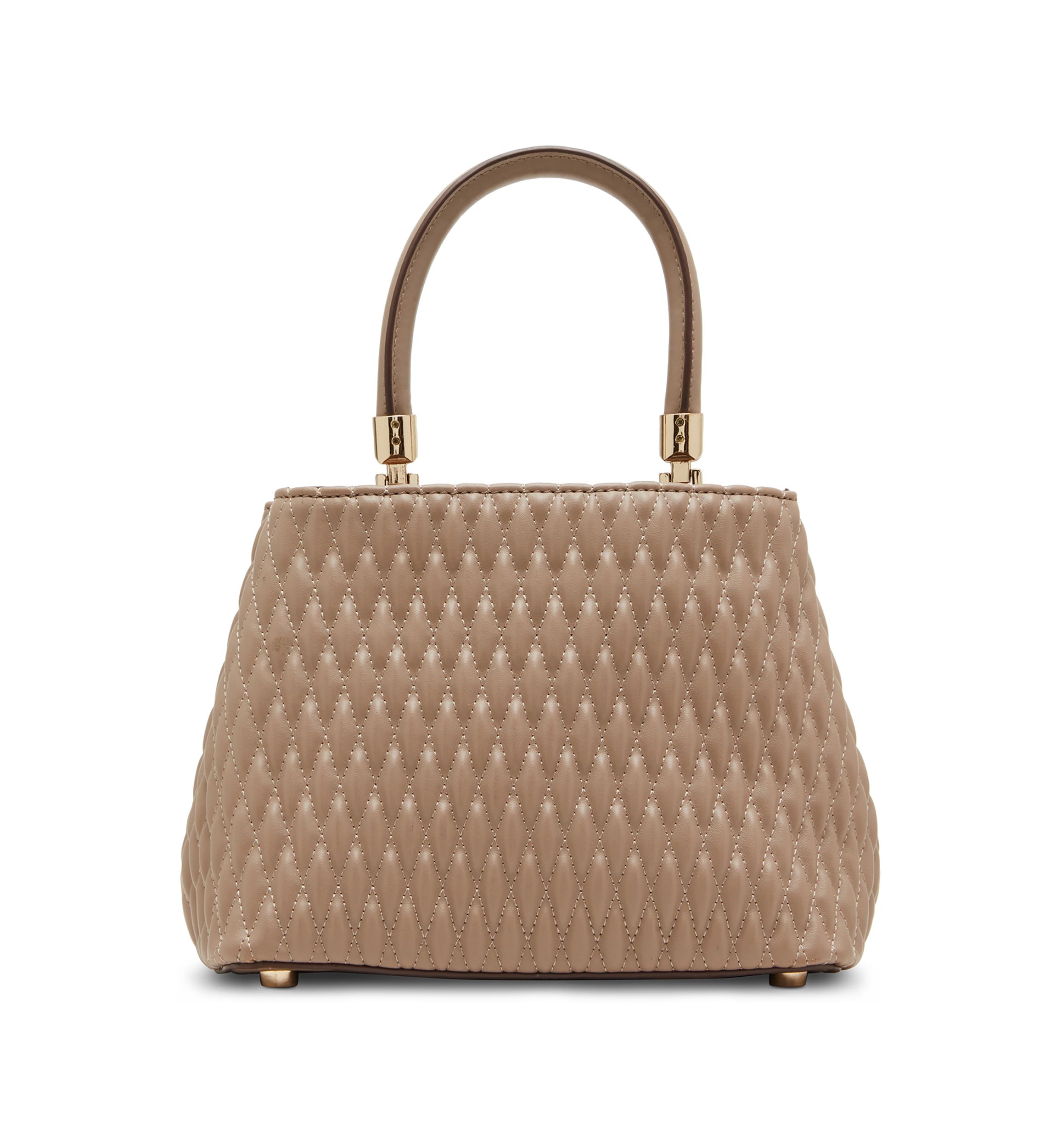 Quilted Bucket Bag with Detachable Strap 