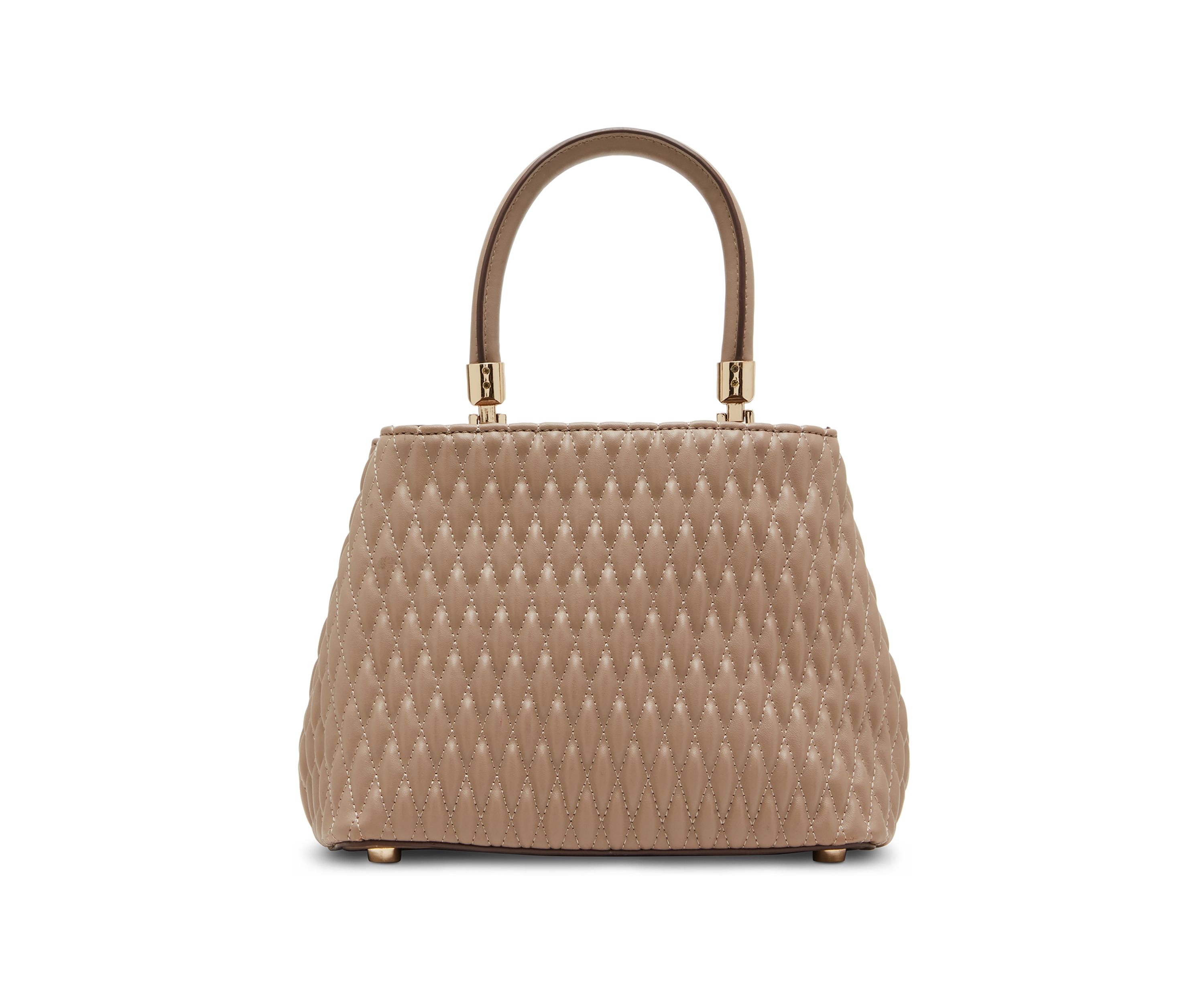 Quilted Bucket Bag with Detachable Strap 