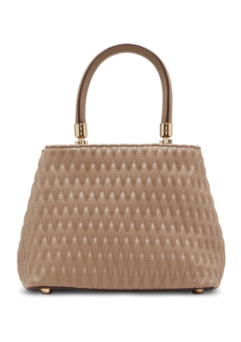 Quilted Bucket Bag with Detachable Strap 