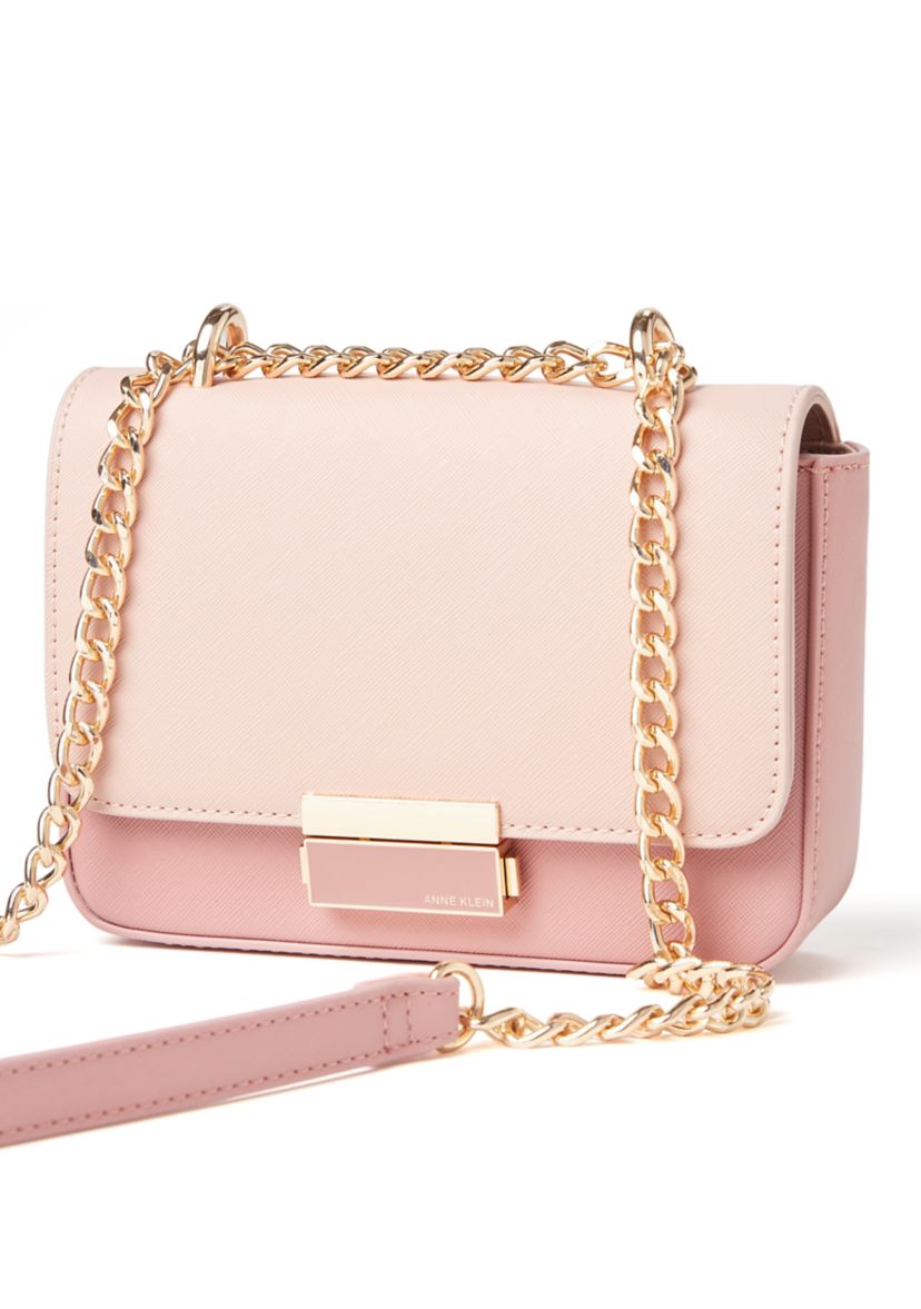 V Day Flap Crossbody with Detachable Strap