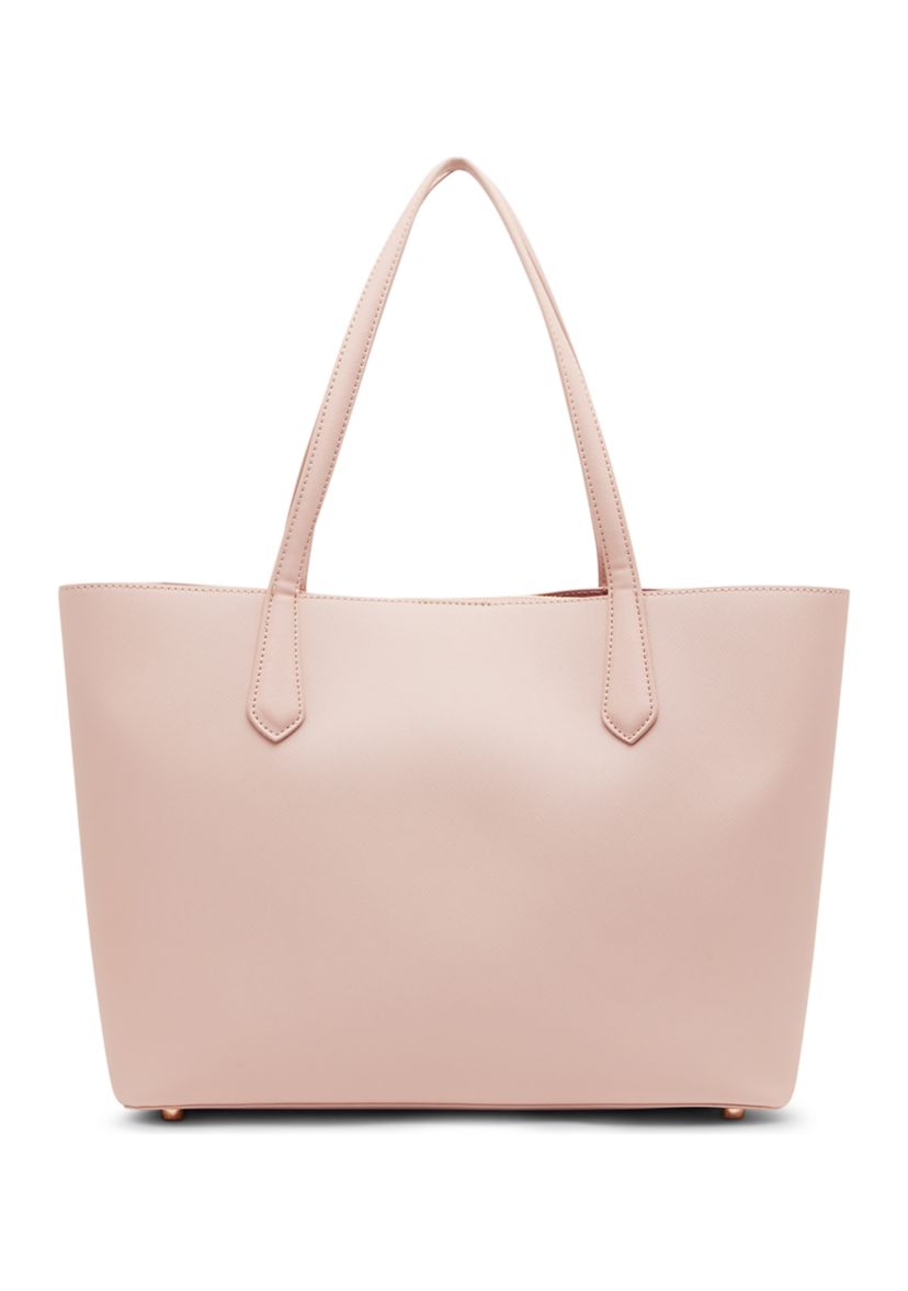 Double Compartment Tote Bag with Pouch