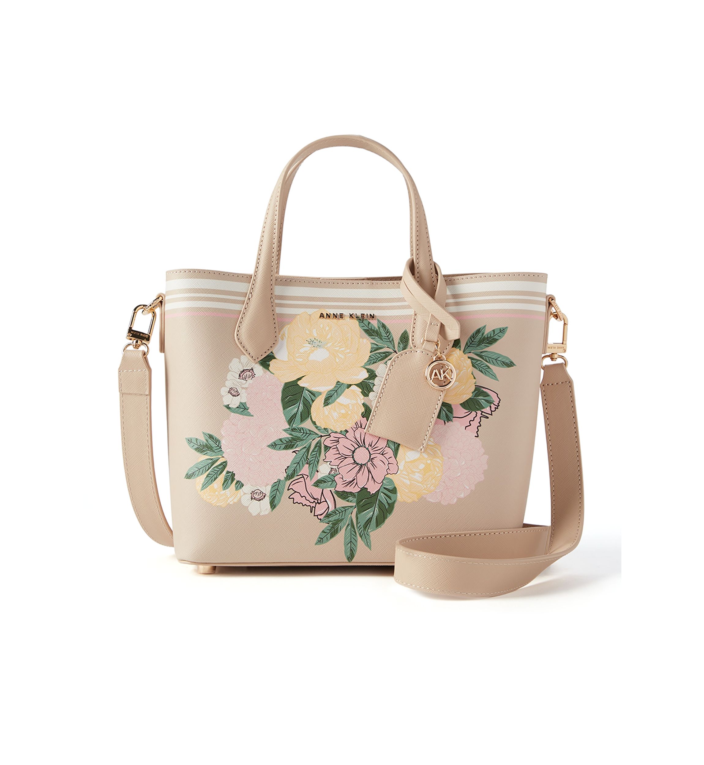 Bonded Mini Tote Bag with Double Satchel Straps