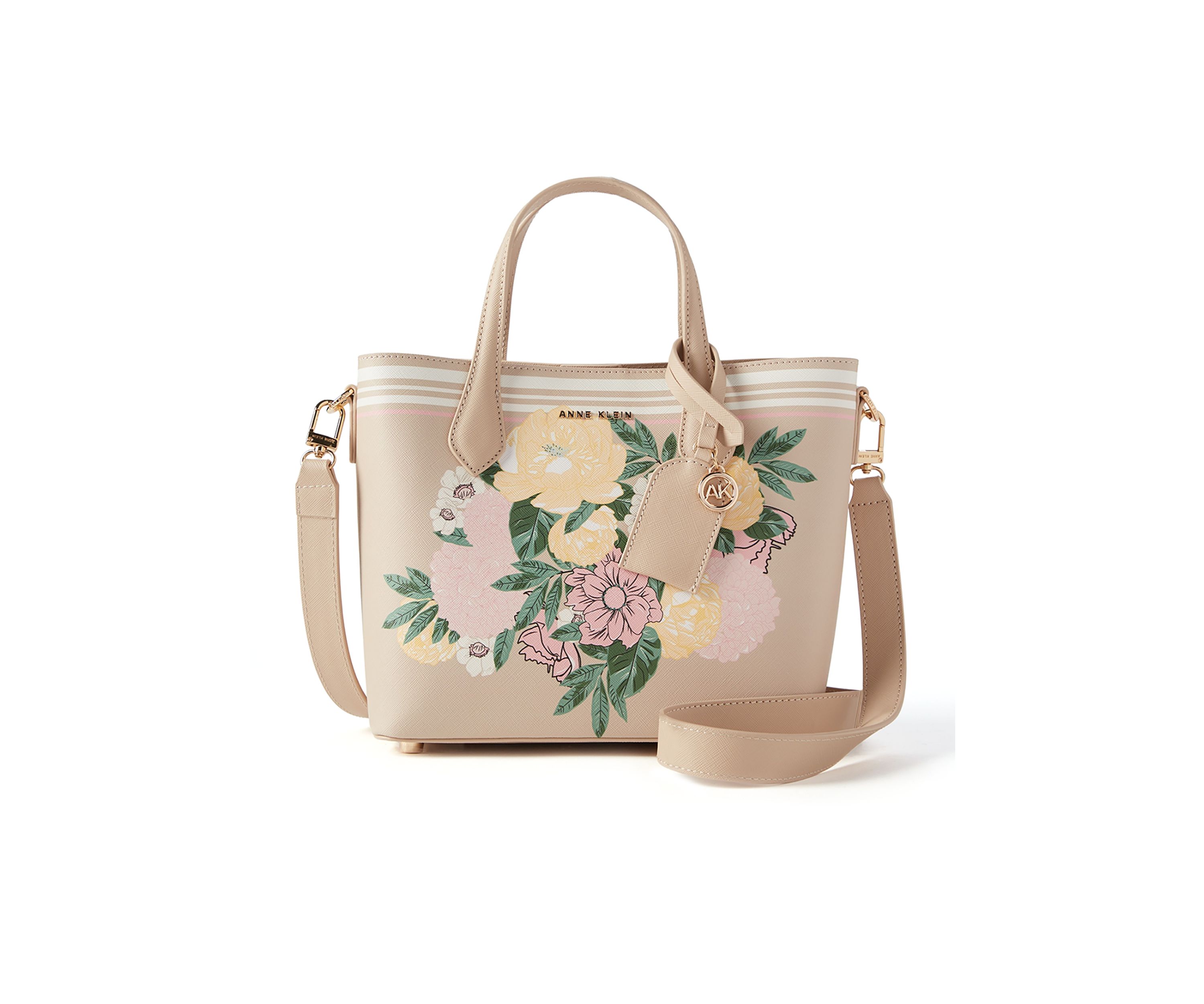 Bonded Mini Tote Bag with Double Satchel Straps