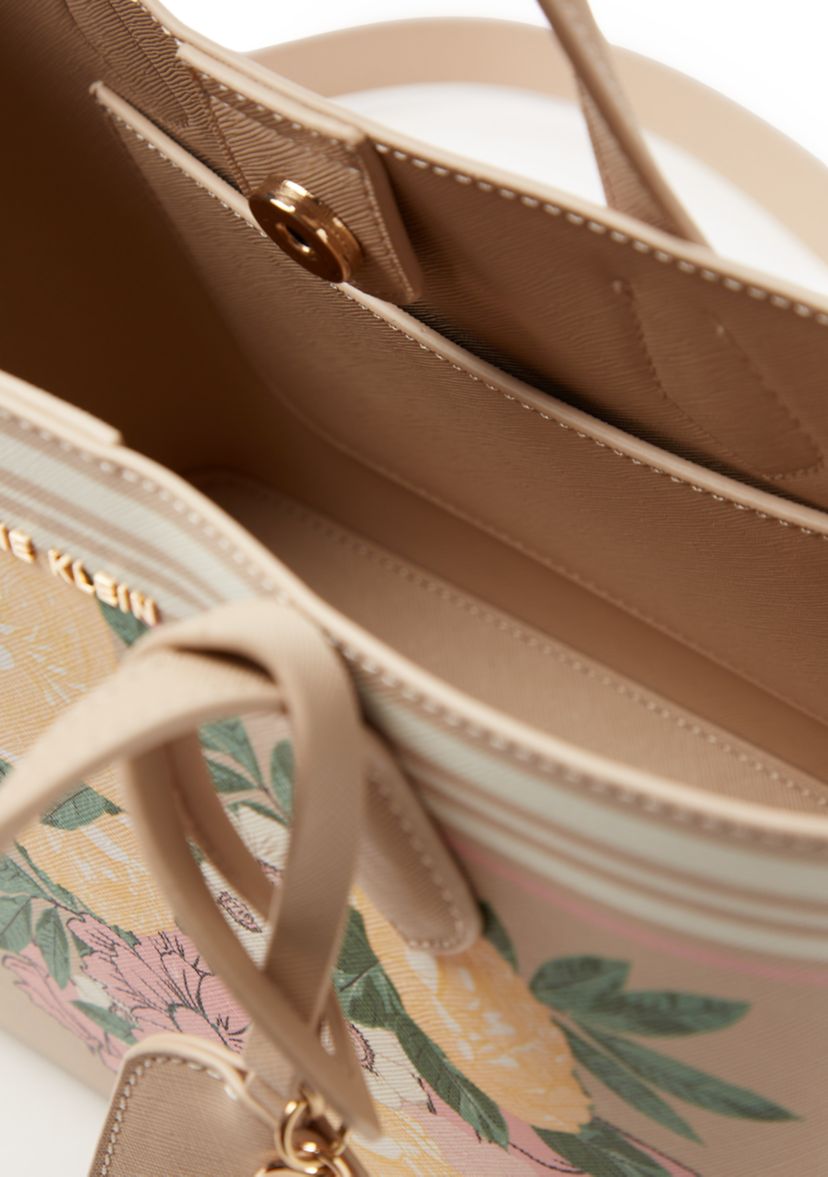 Bonded Mini Tote Bag with Double Satchel Straps