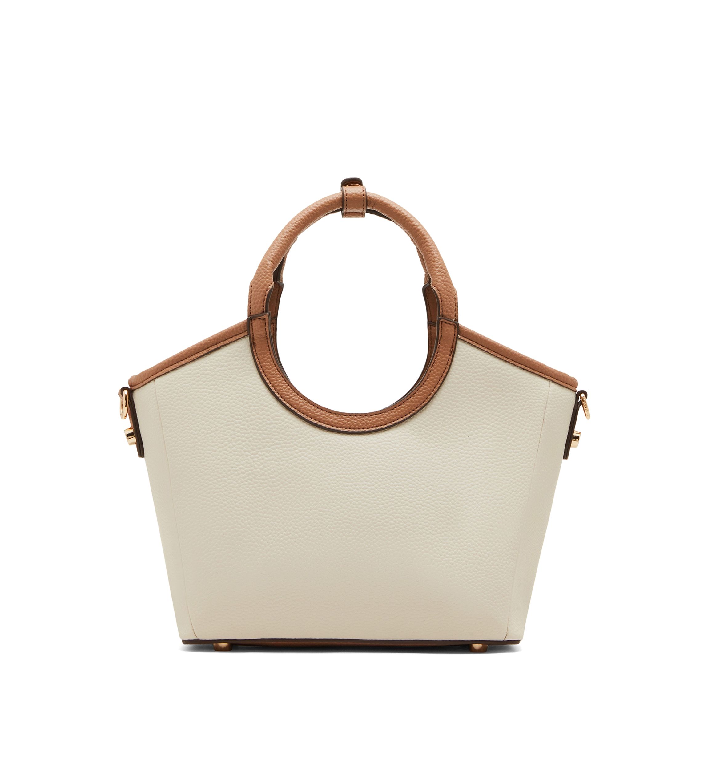 Small Tote with Detachable Strap and Tile Lion Pouch
