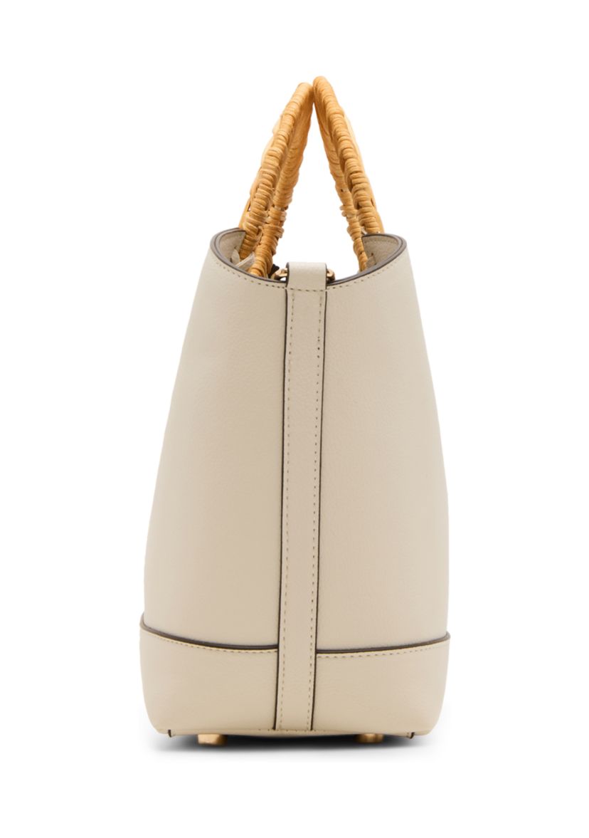 Circle Handle Tote with Detachable Strap 