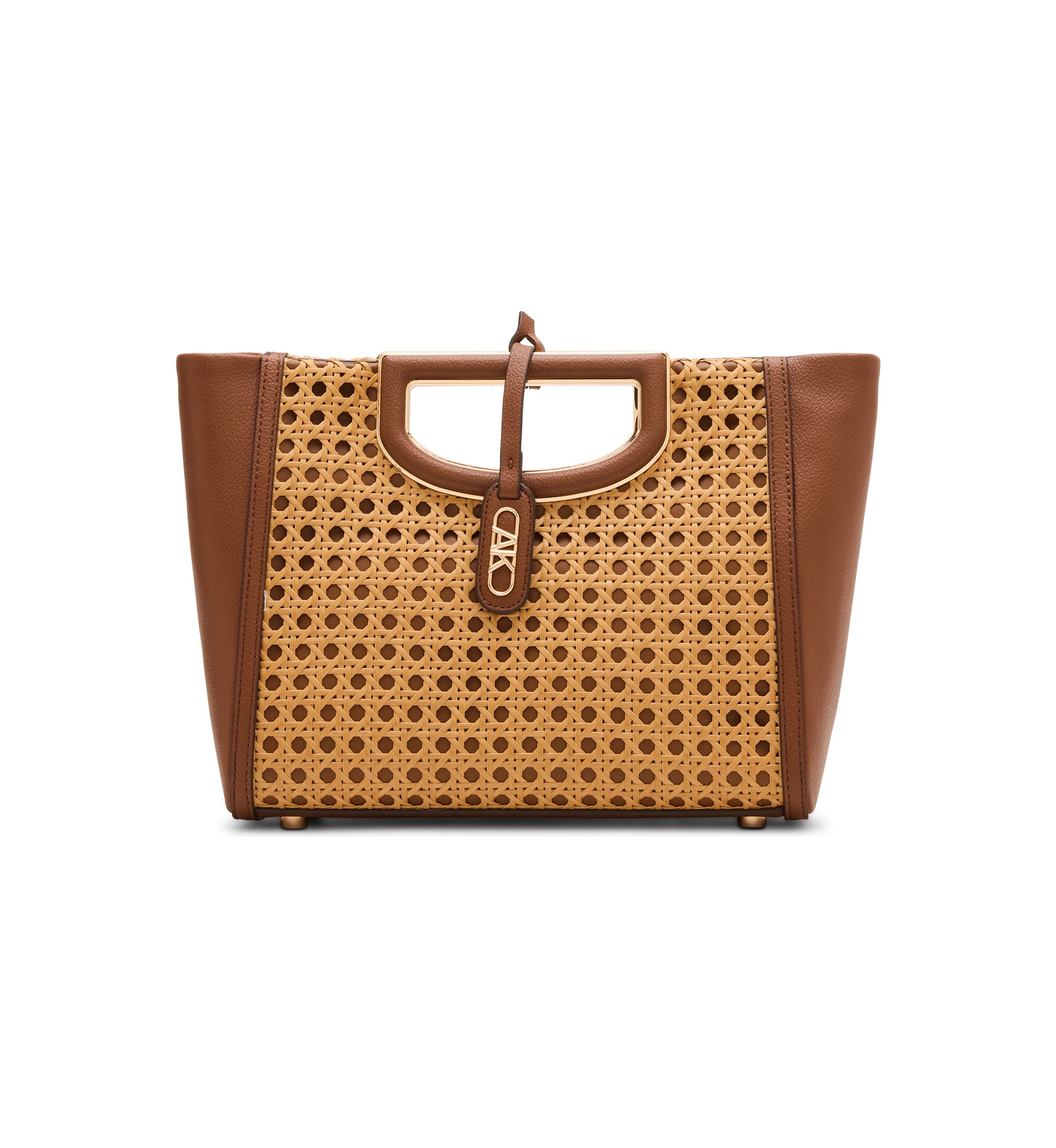 Caning Cut Out Satchel