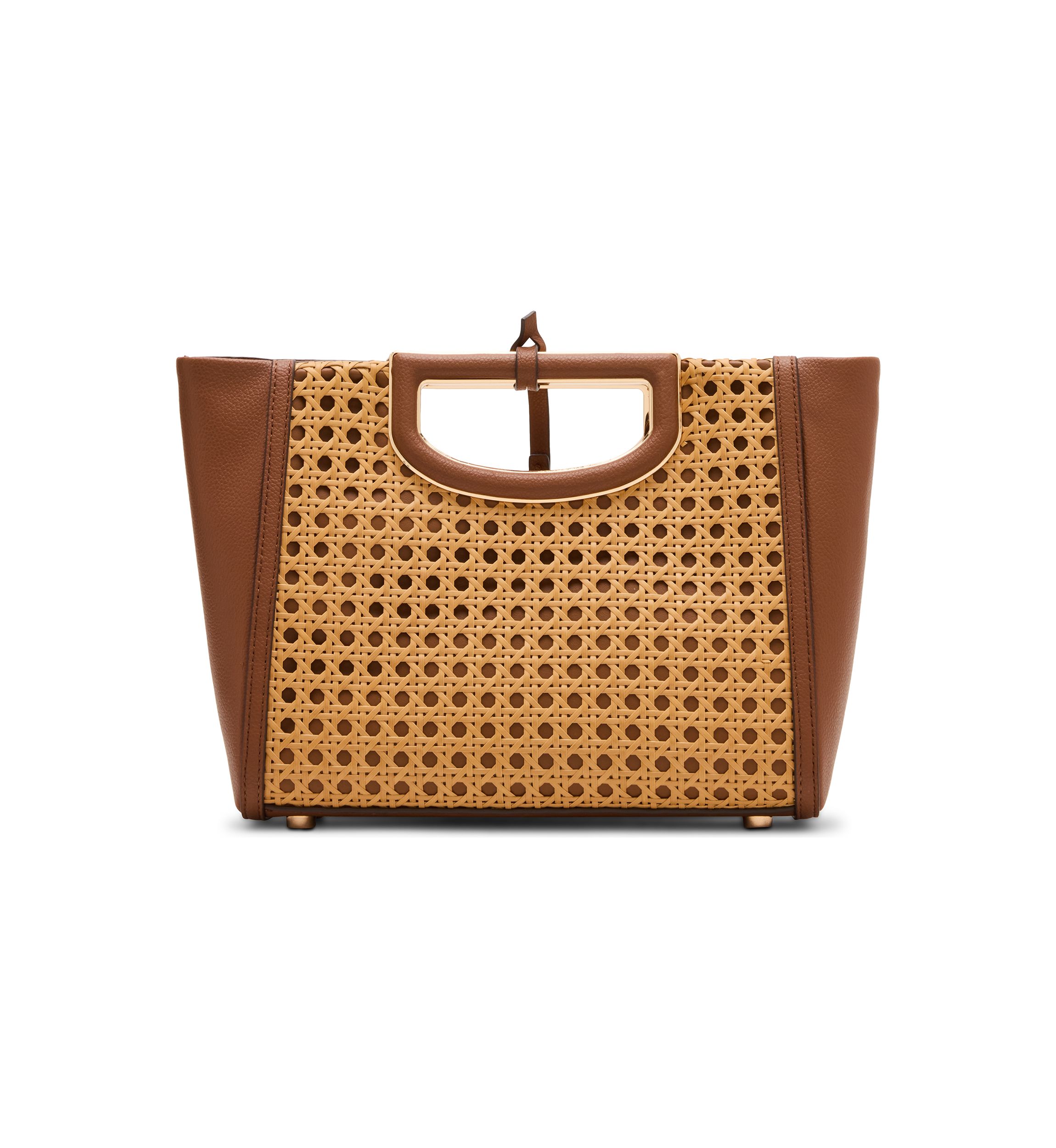 Caning Cut Out Satchel