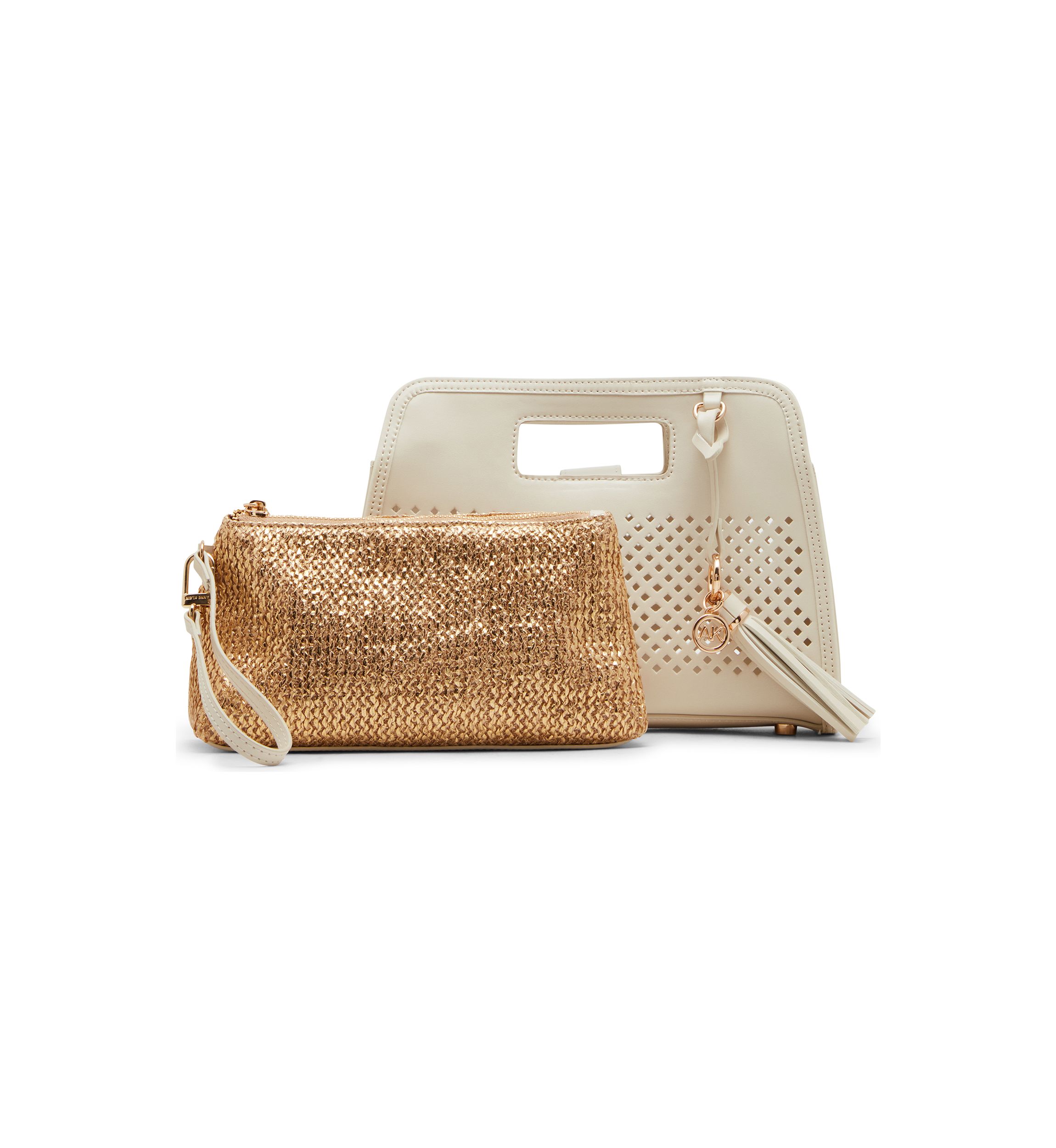 Perforated Clutch with Pouch 