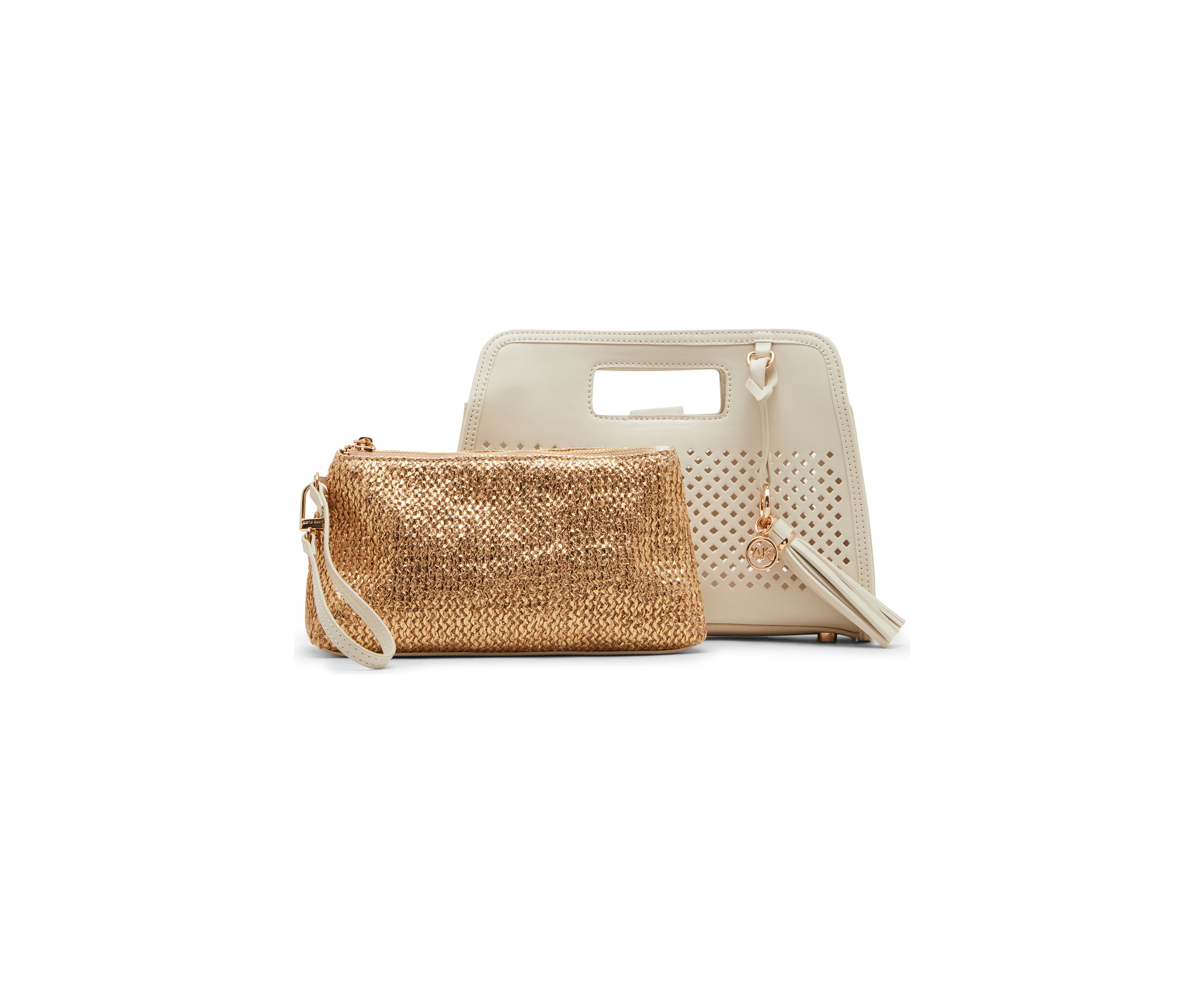 Perforated Clutch with Pouch 