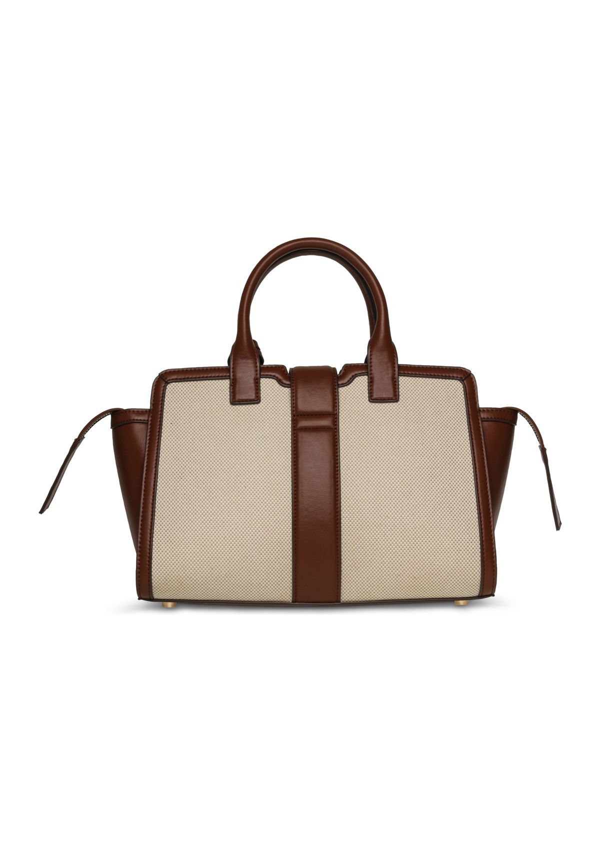 Canvas Satchel with Crossbody Strap