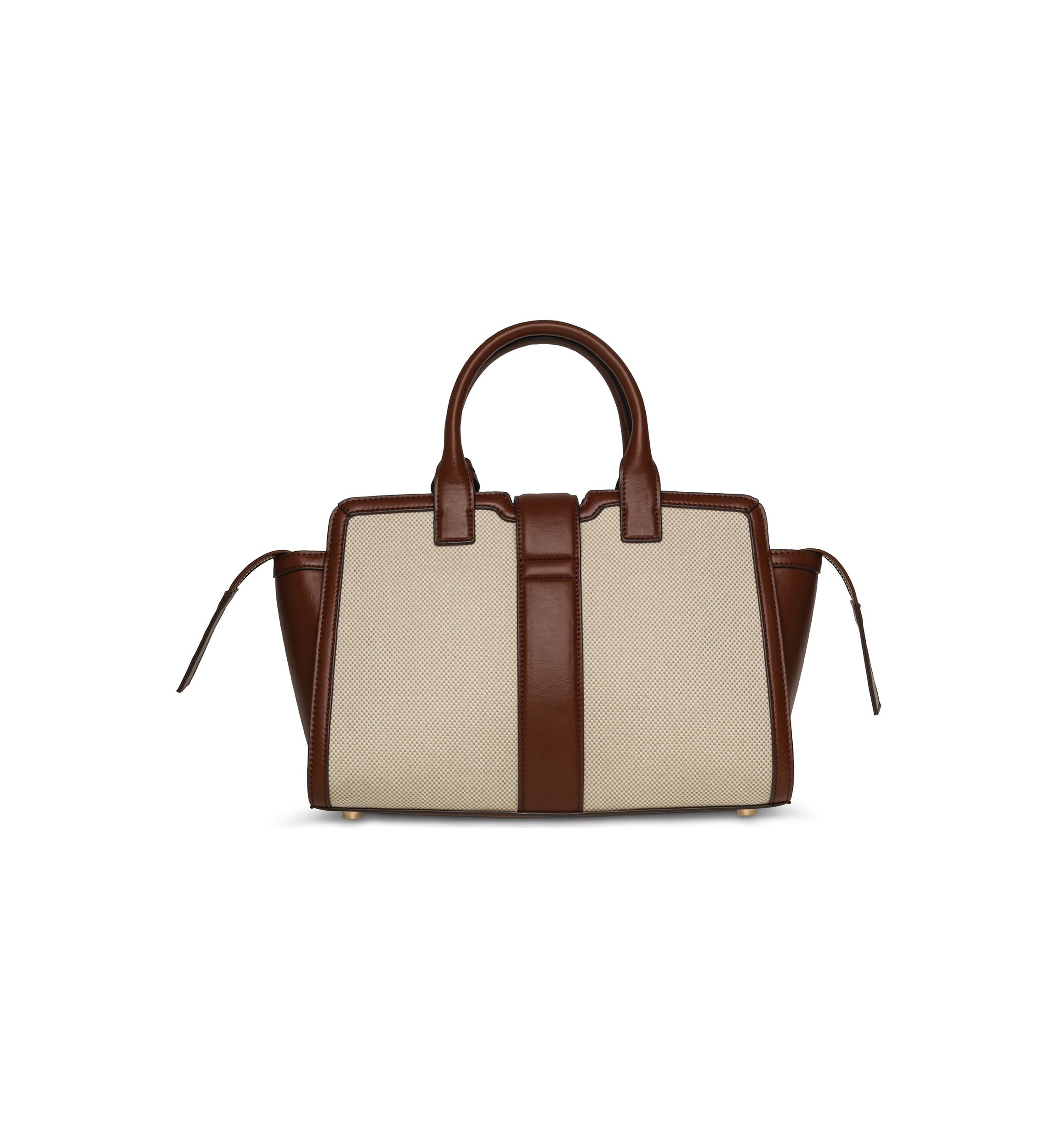 Canvas Satchel with Crossbody Strap