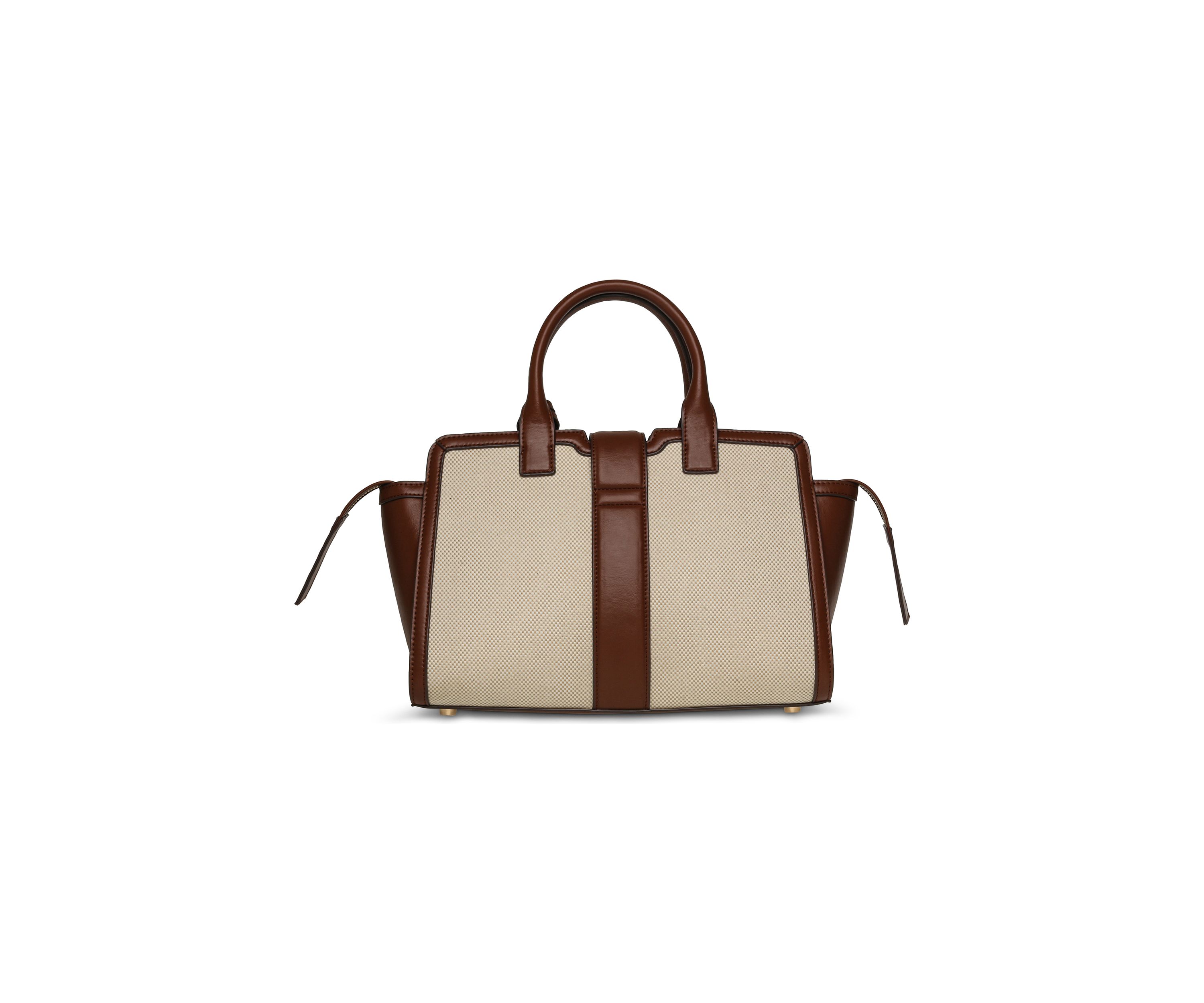 Canvas Satchel with Crossbody Strap