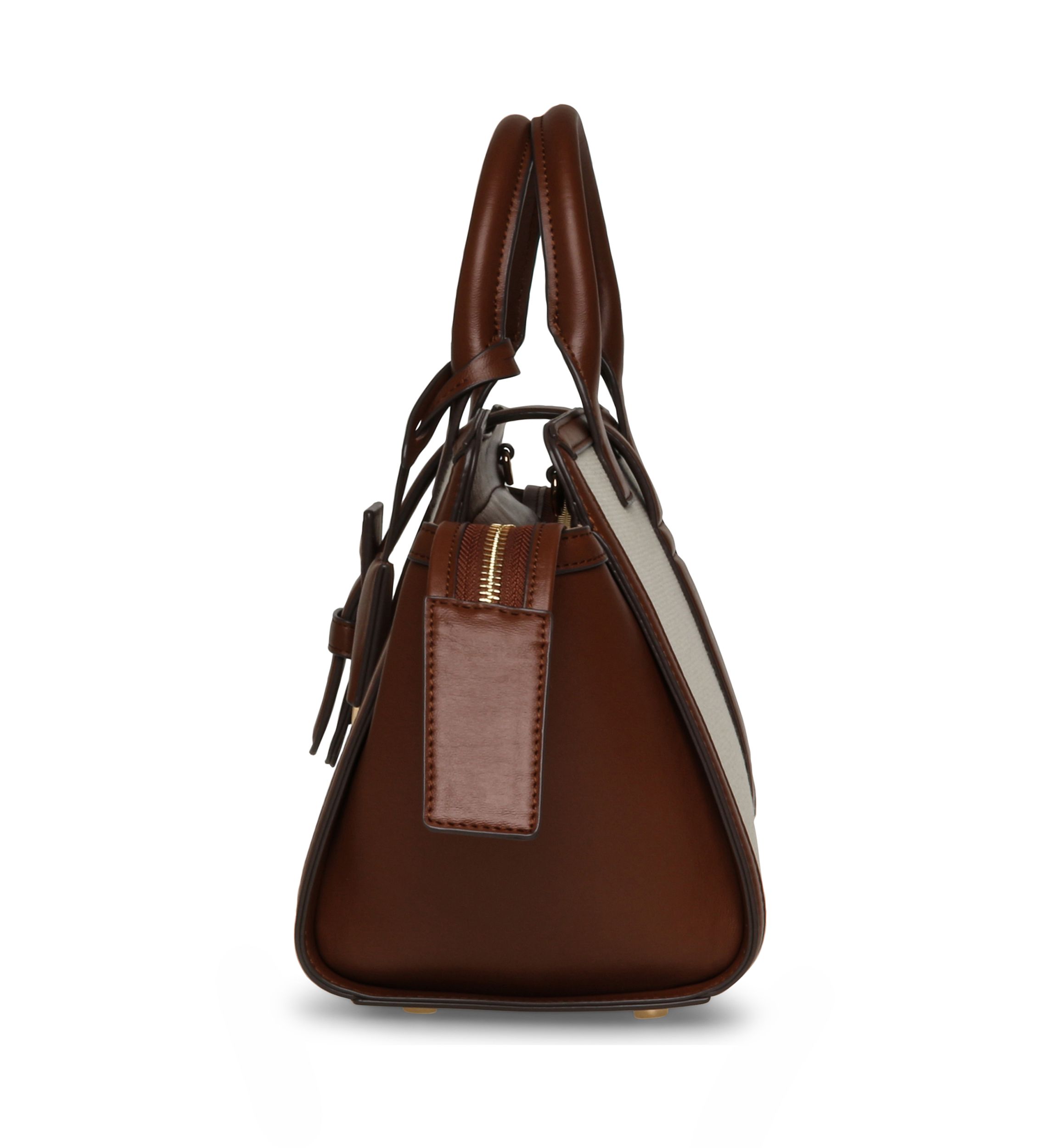 Canvas Satchel with Crossbody Strap
