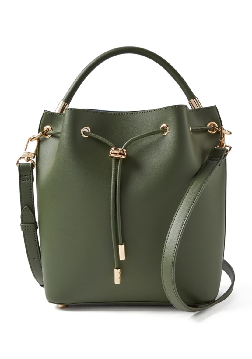 Medium Bucket Bag with Crossbody Strap