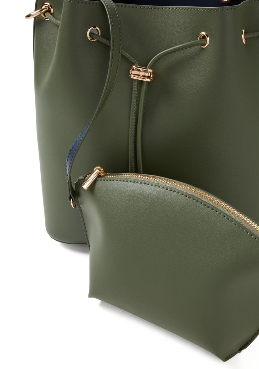 Medium Bucket Bag with Crossbody Strap