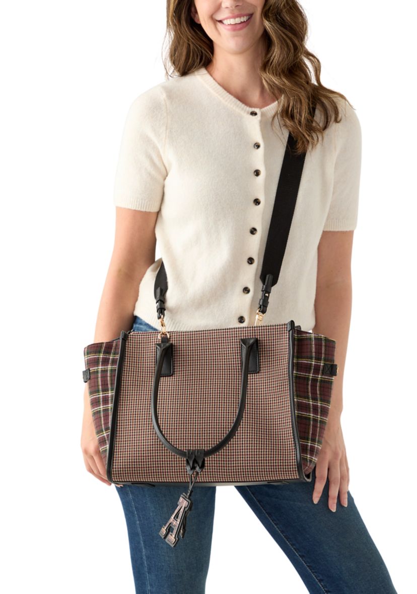 Large Tote Bag with Detachable Crossbody Strap