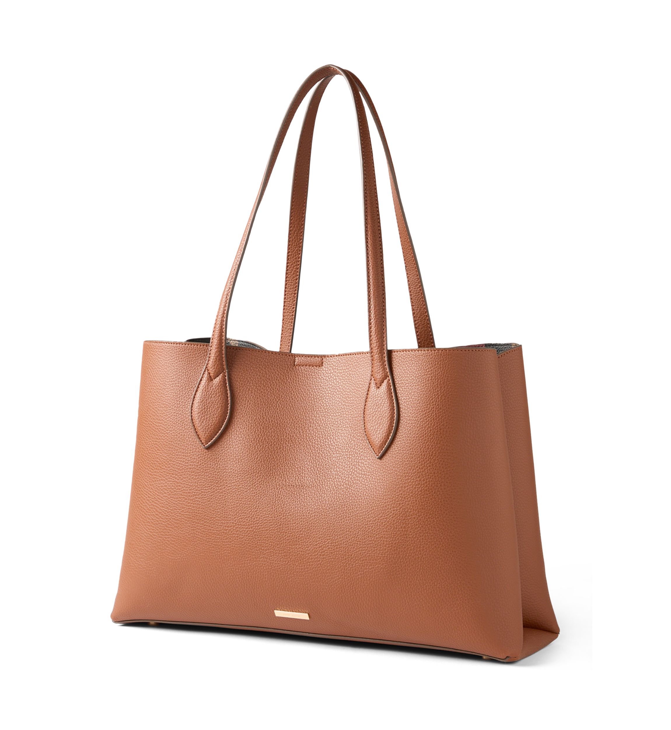 Double Compartment Tote Bag with Pouch