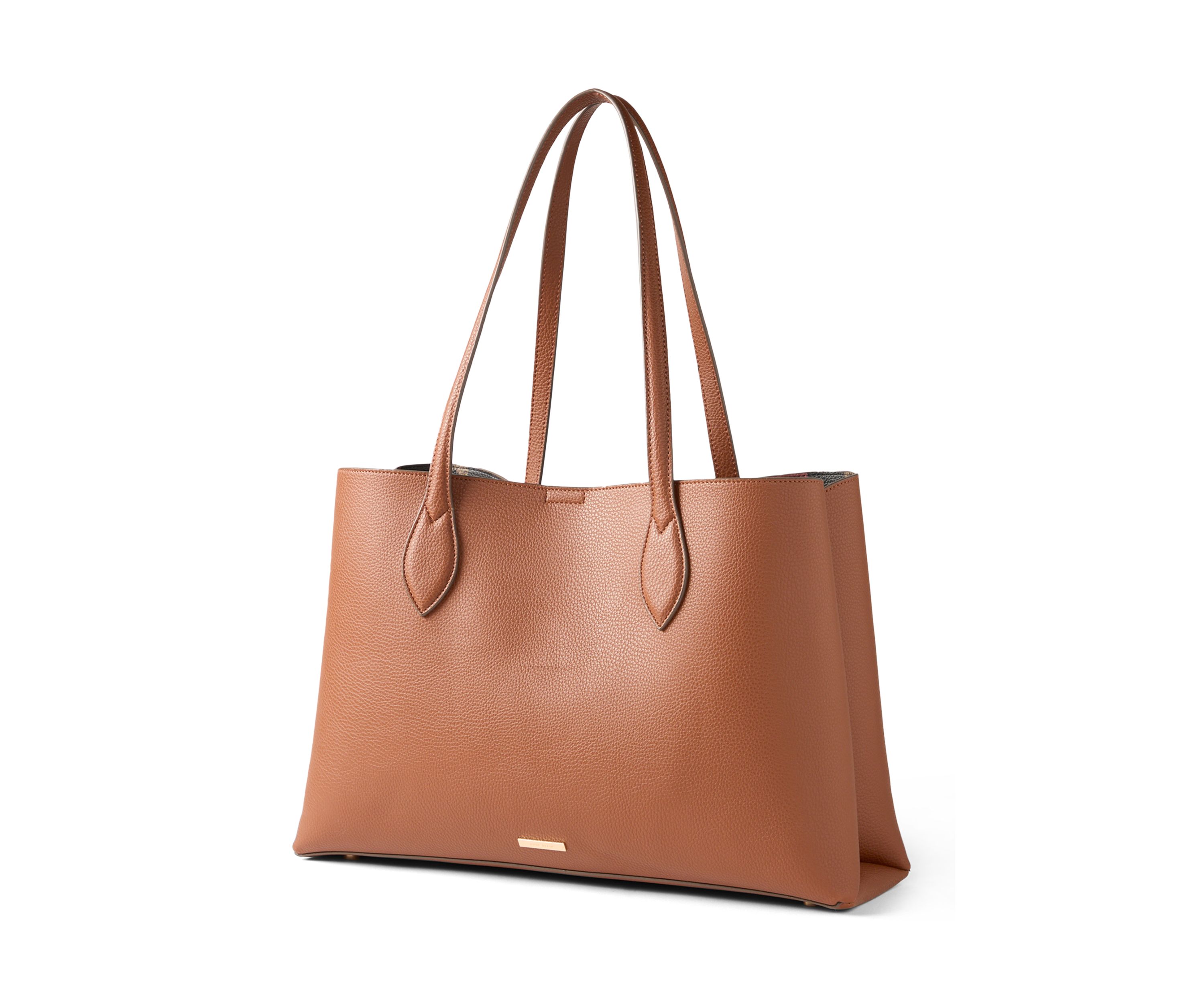 Double Compartment Tote Bag with Pouch