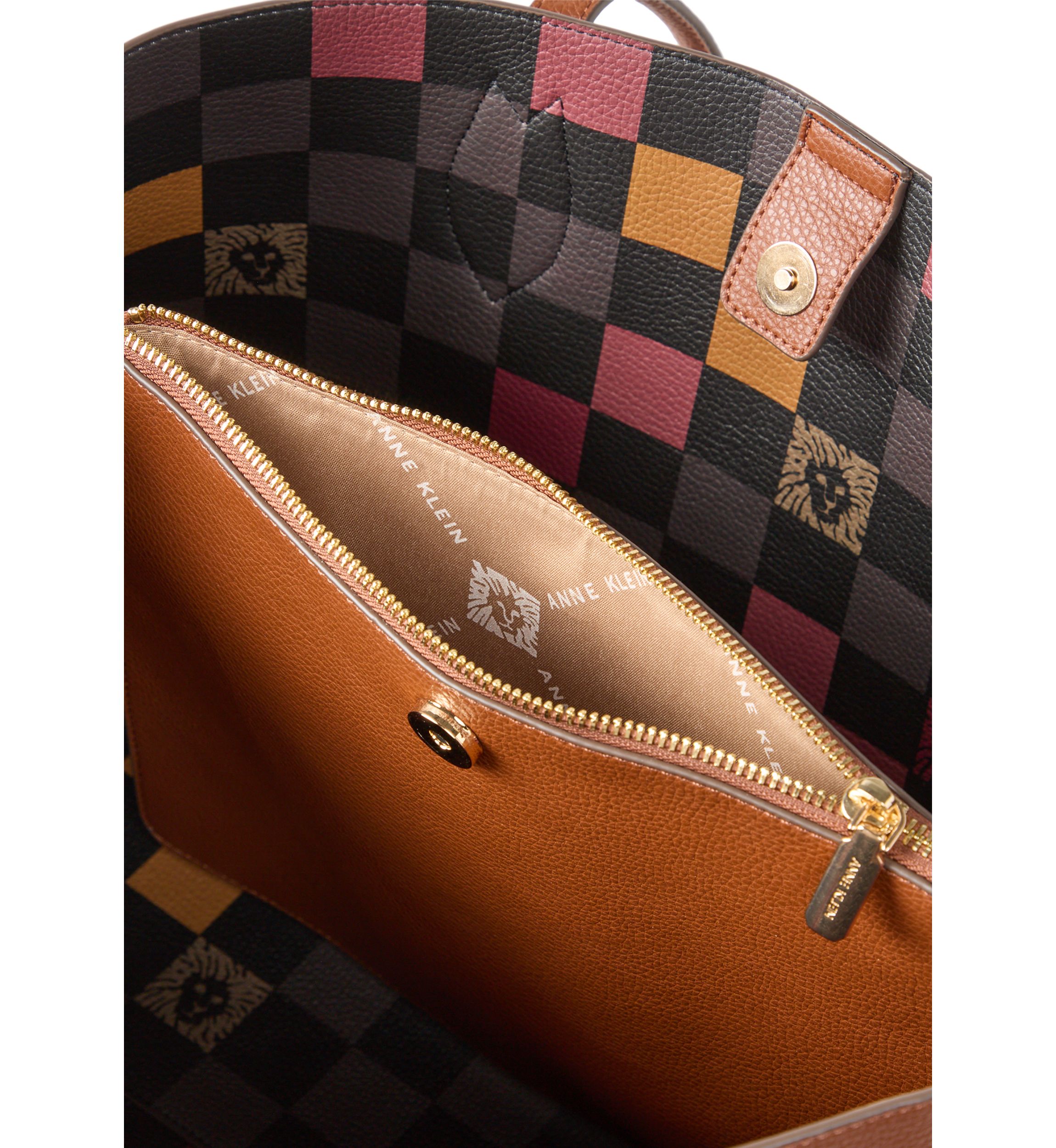 Double Compartment Tote Bag with Pouch