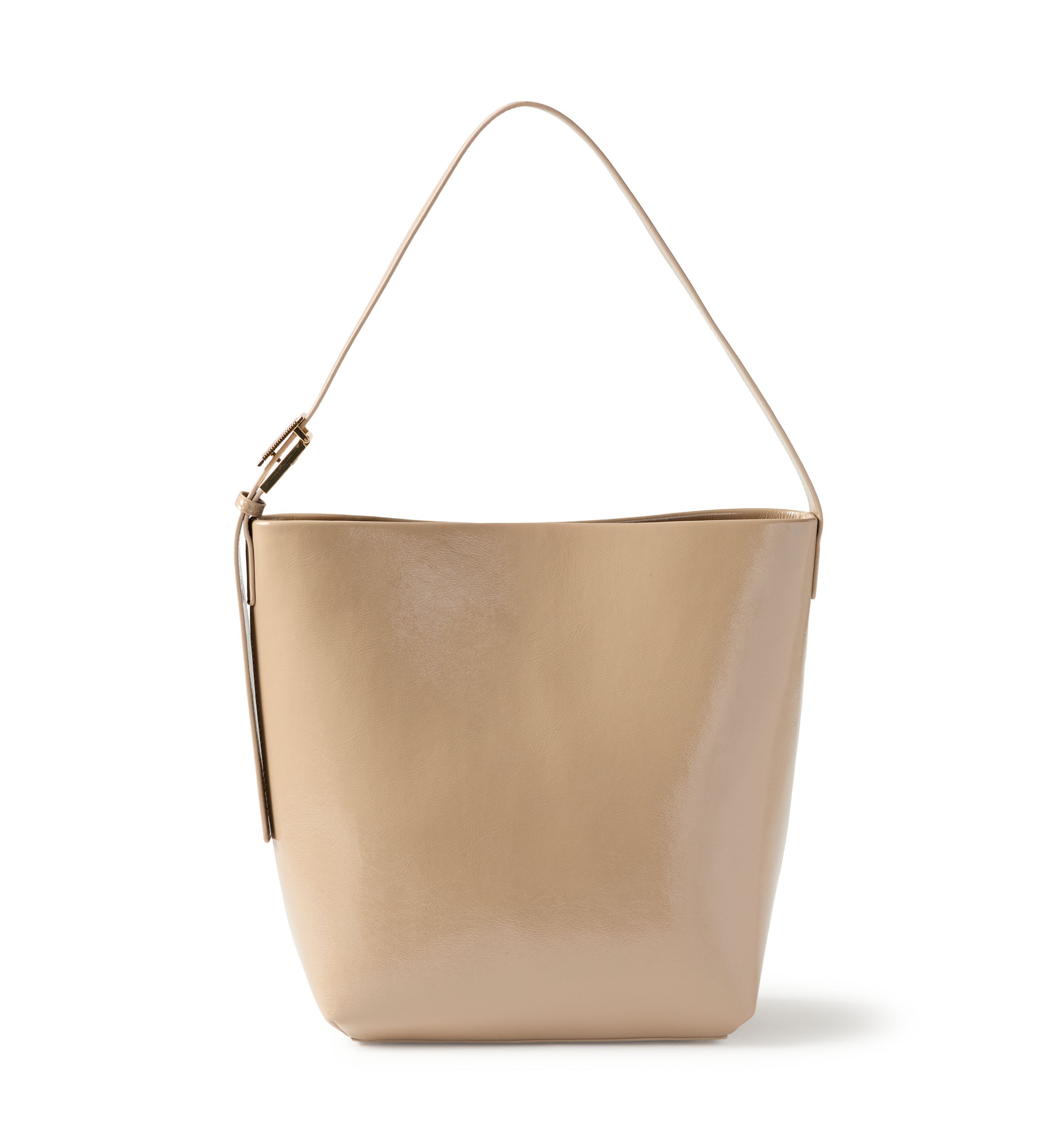 Medium Crinkle Patent Hobo Bag